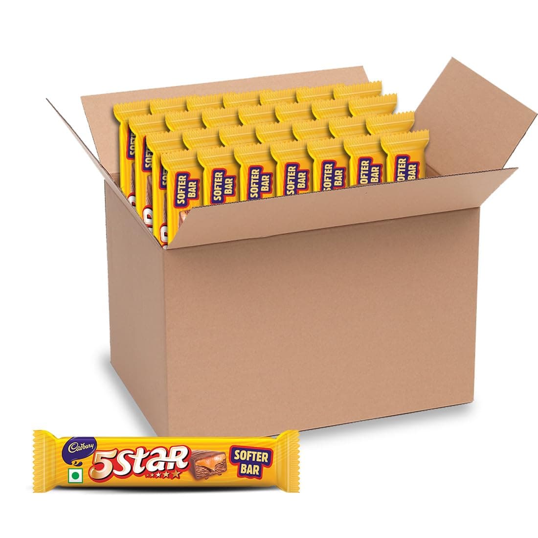 Cadbury 5 Star Chocolate Bars, 35.2 g (Pack of 28)