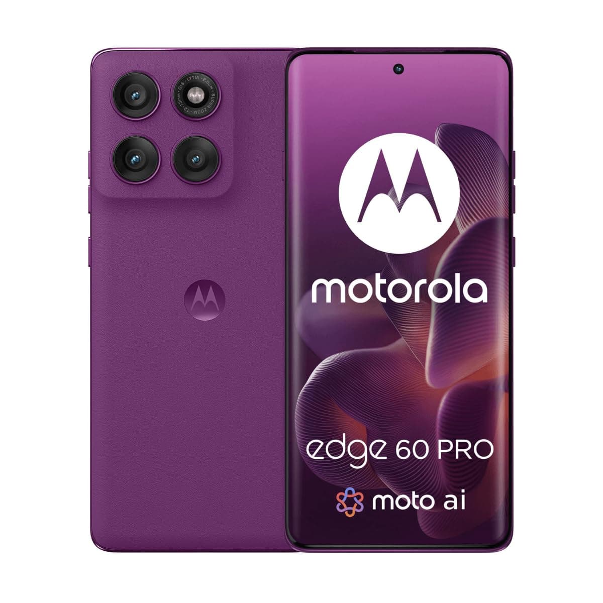 Motorola Edge 60 Pro (Pantone Sparkling Grape, 256 GB) (12 GB RAM) | 6000 mAh Battery | Dimensity 8350 Processor | 6.7" pOLED Display | 50MP + 50MP + 10MP | 50MP Front Camera |