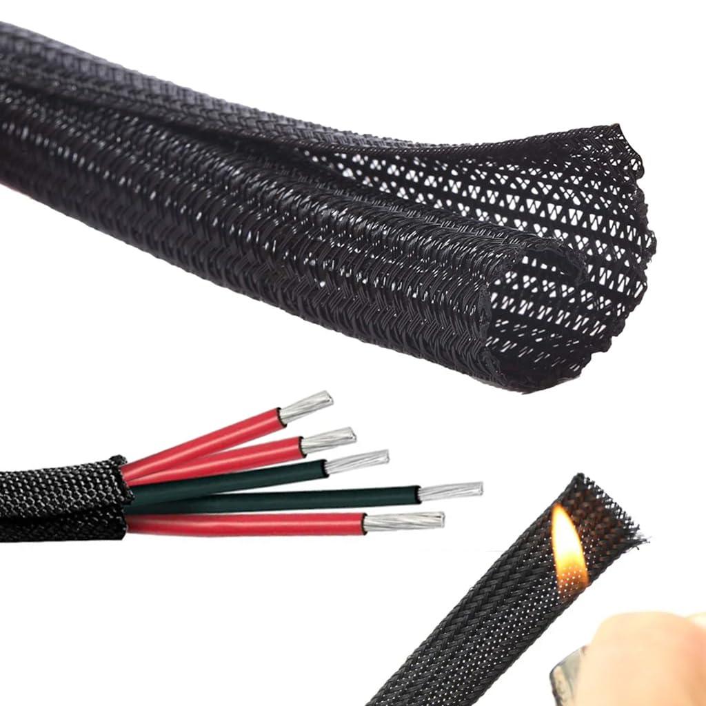 Supvox® 6.6ft Cable Organizer Sleeve Self-Closing Cable Protector Sleeve