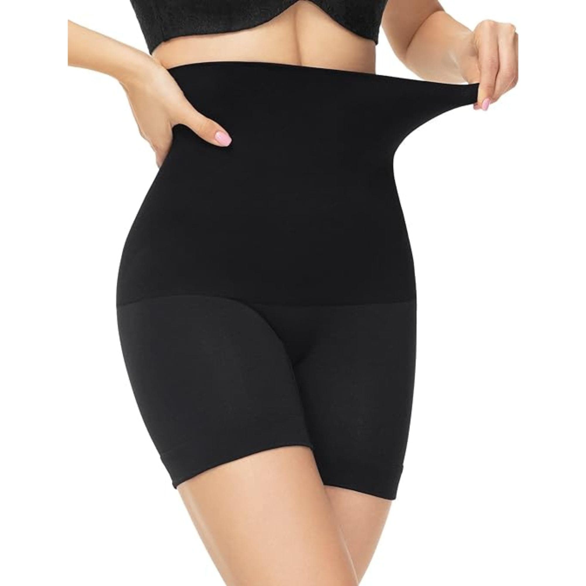 Kaththai Tummy Tucker, Body Shaper, Seamless Shapewear for Bodycon Dresses, Belly Fat Control, High Waist Shaper, Tummy Control Body Shapewear, Perfect for Dresses, Saree (L, Black)