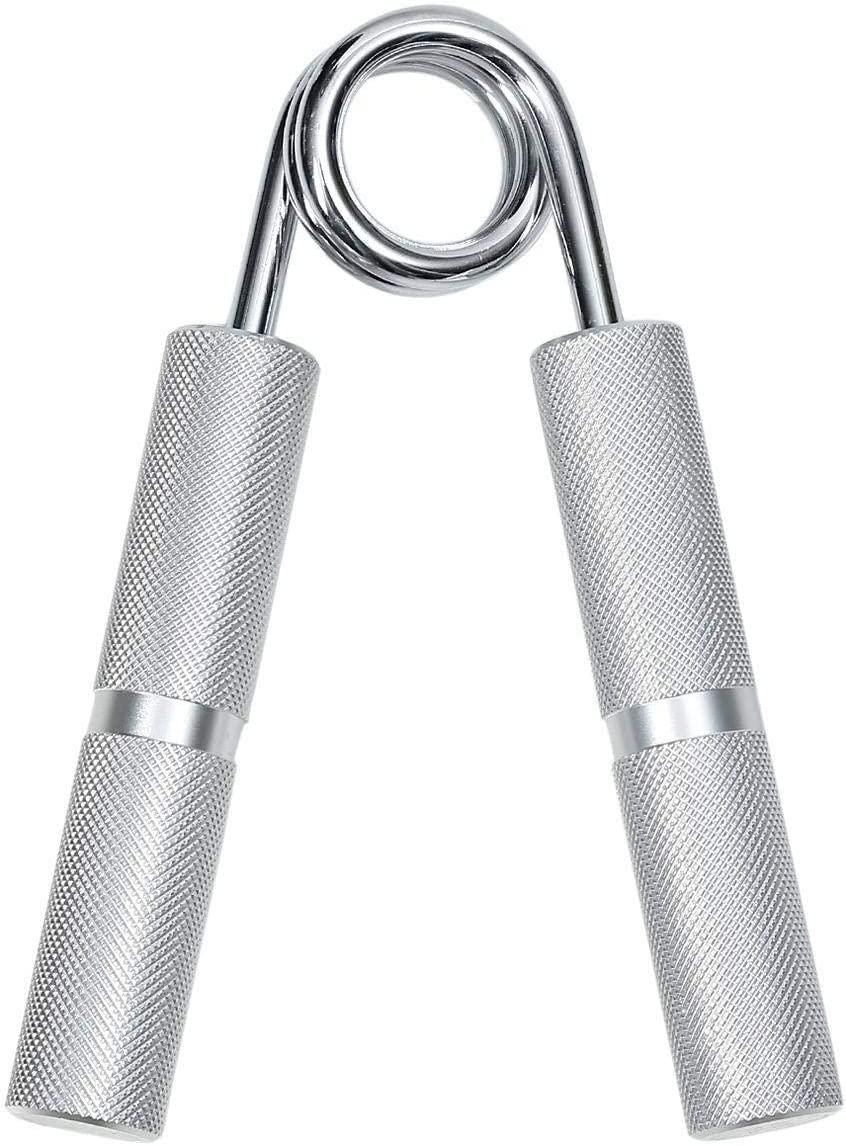 LAFILLETTE 150 lbs Metal Hand Gripper Forearm Wrist Heavy Strength Exercise Hand Grip/Fitness Grip (Silver)