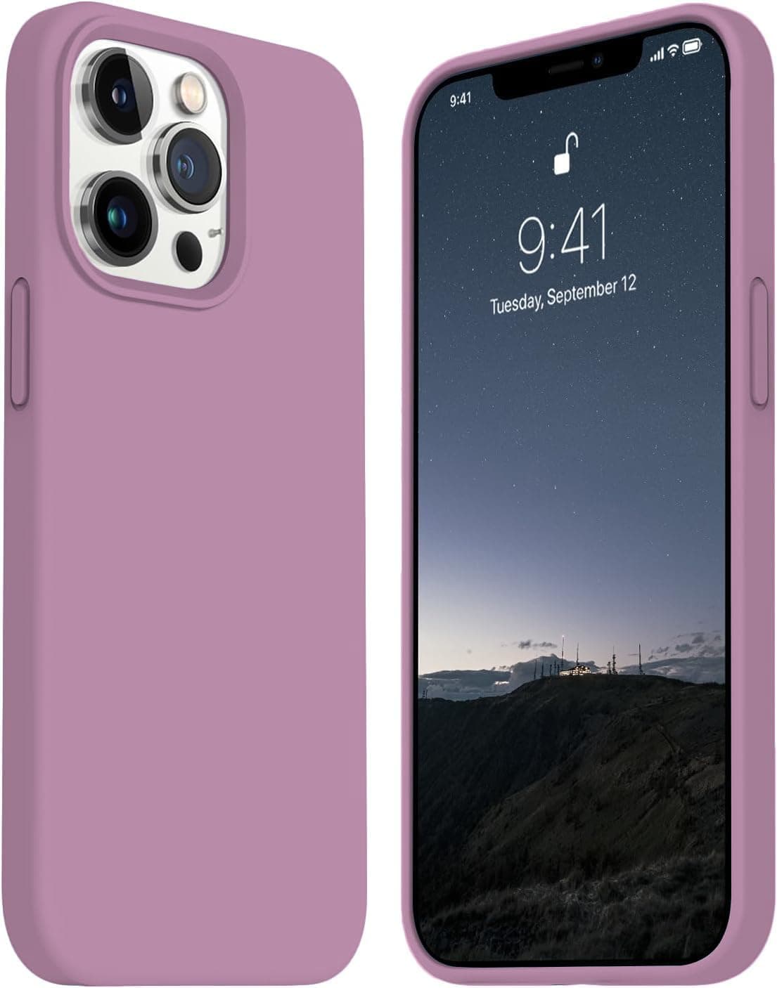DIZORO Microfiber Candy Case Compatible for iPhone 13 Pro Max