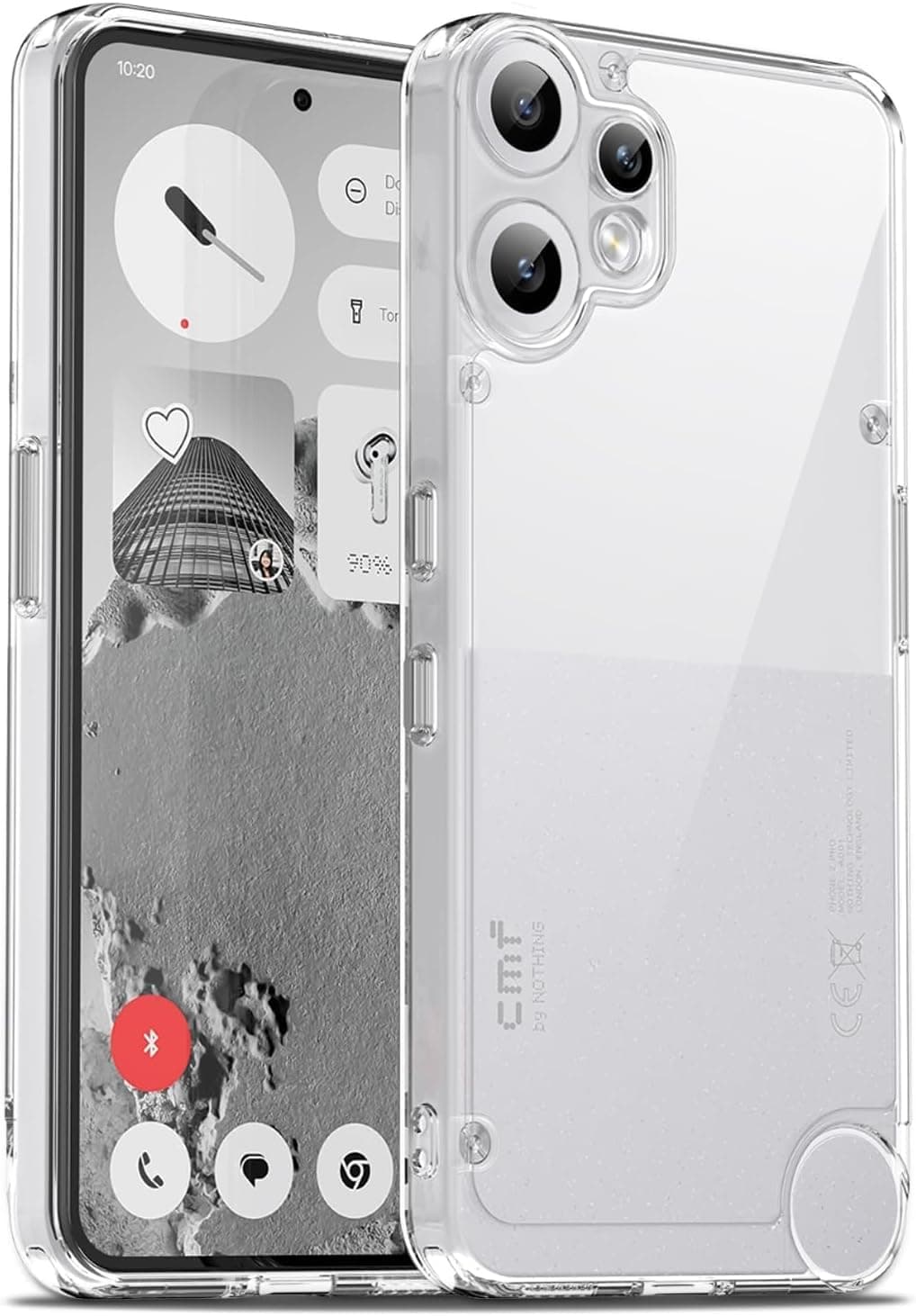 REALCASE Nothing Phone CMF 2 Pro Back Cover Case | Scratch Resistant Protective Crystal Clear Transparent | Bumper Back Cover Case for Nothing Phone CMF 2 Pro