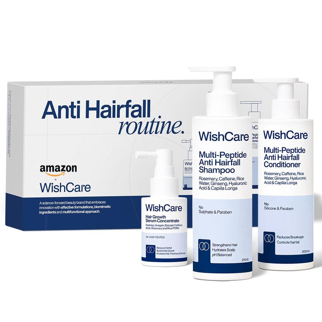 WishCare Anti Hairfall Kit, Complete Hairfall Control & Hair Growth Routine
