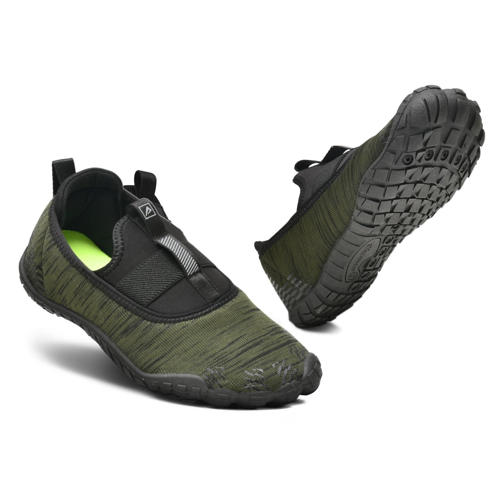 Impakto Barefoot Rooted Shoe for Men | Comfortable & Big Toe Box | Soft & Flexible Rubber Sole | Gym, Cross Training, Running on Soft Grounds & Walking | Slip Resistant