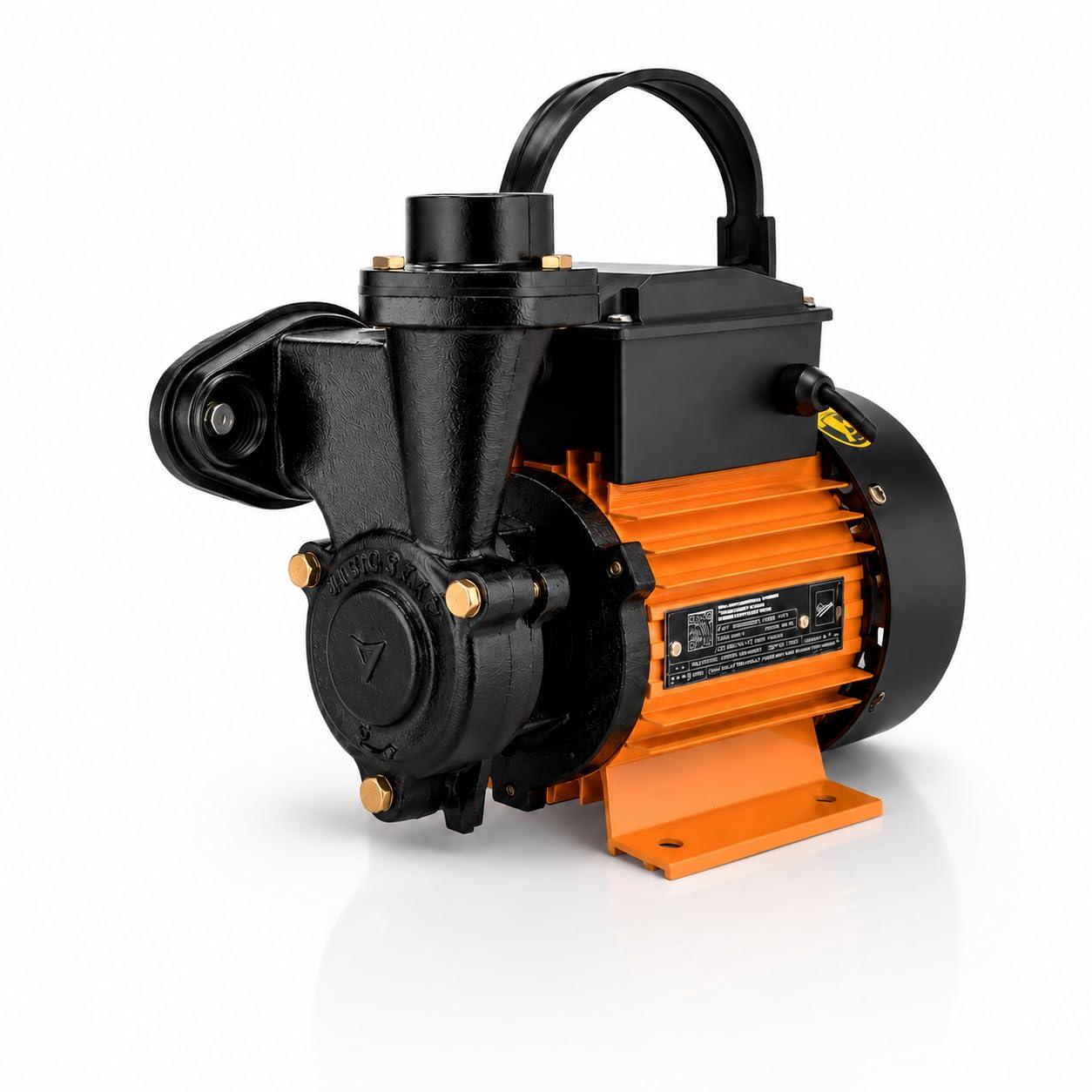 Kirloskar Mini Anisa I Centrifugal Water Pump, 1 HP, 24 Metres Head, 2600 LPH Discharge Capacity, Self Priming, Pure Copper Winding