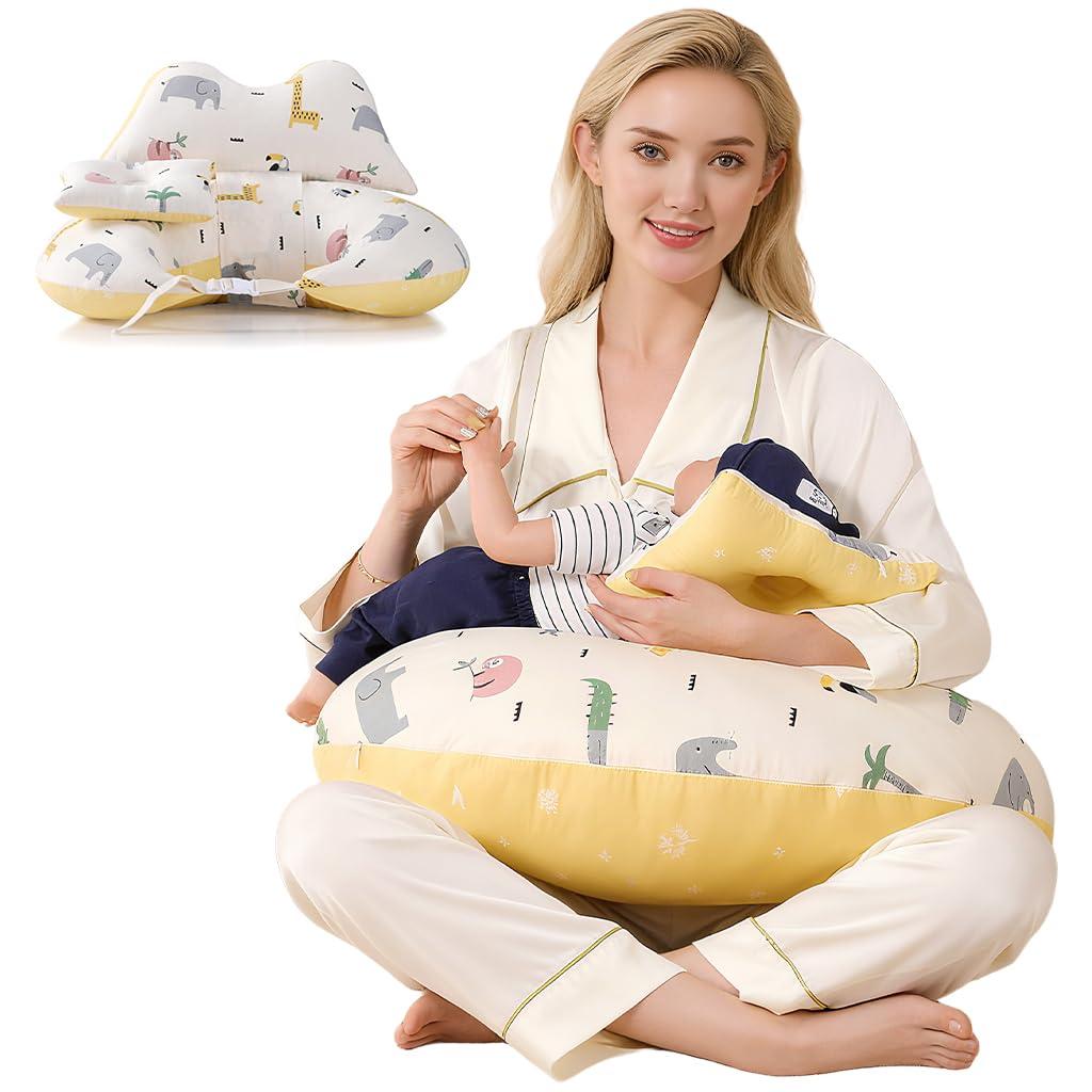 SNOWIE Soft Feeding Pillow for New Born Baby, Infant Support Cushion