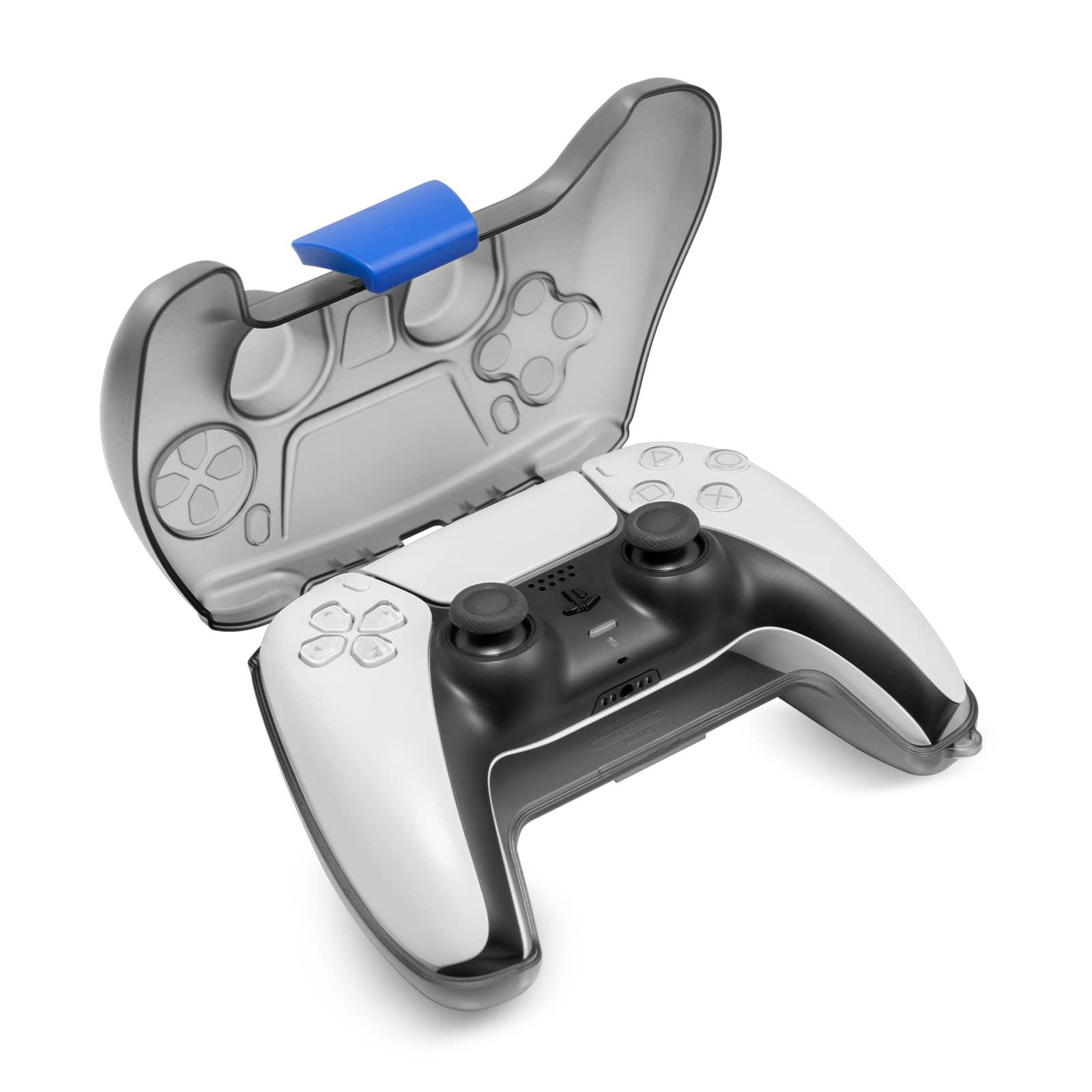 tomtoc Protective Case for PS5 Controller, Hard Shell Joystick Protector for PlayStation 5 DualSense Wireless Remote, Shock-Proof, Dust-Resistant, Anti-Scratch, PS5 Accessories Protective Cover