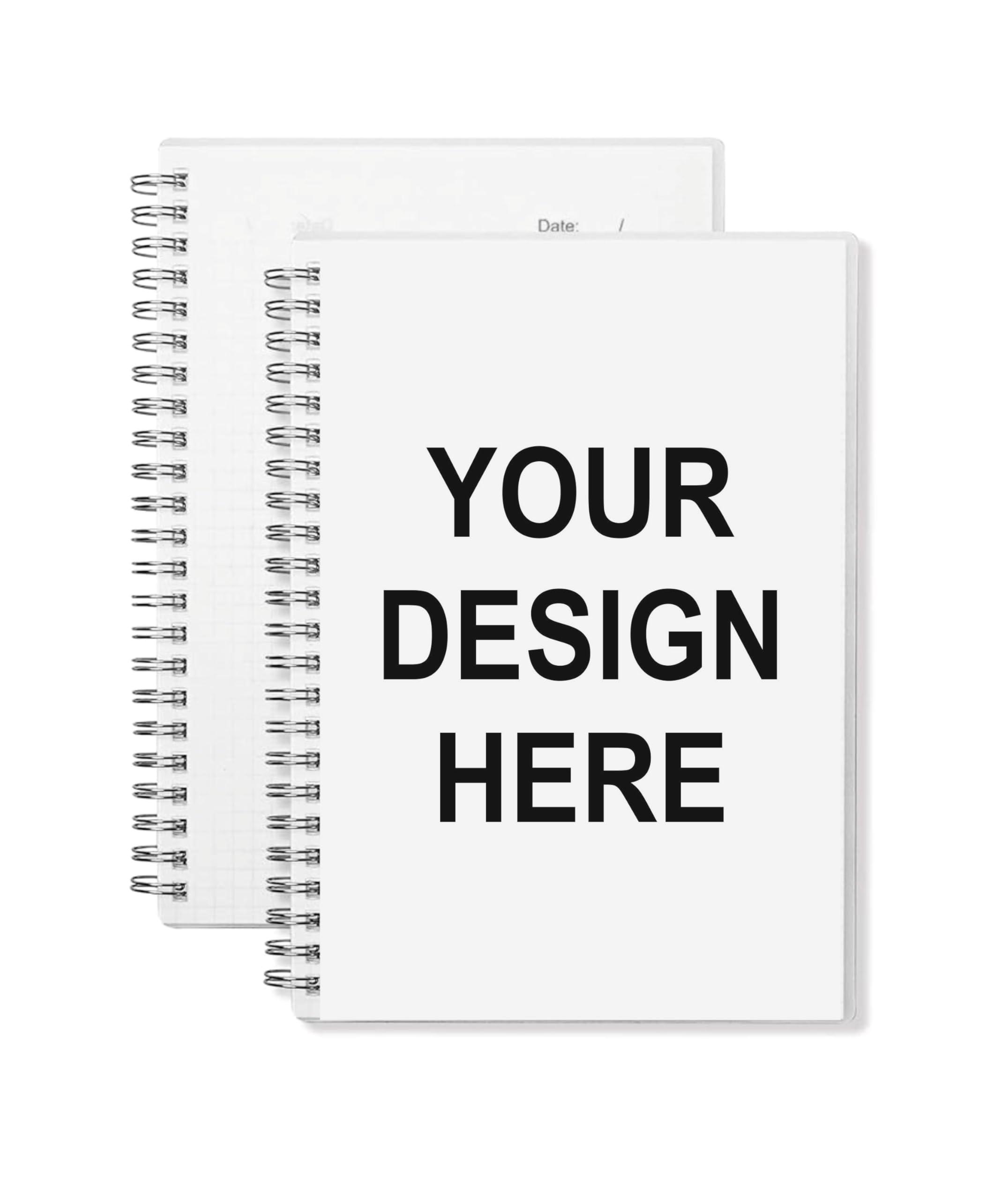 Kreative Korner A5 Paper Notebooks, 5.5 x 8.2 inches,CUSTOMISED Book,100 GSM Premium Paper, 320 Pages, Waterproof Cover, Set of 2
