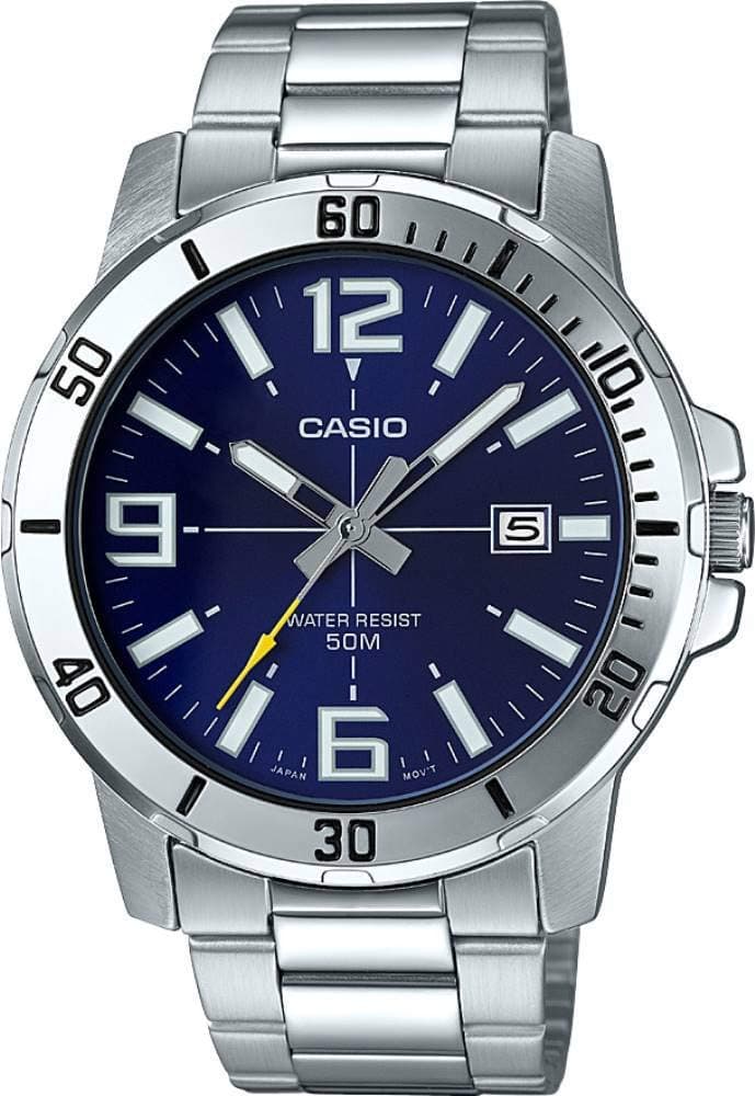 Casio Analog Blue Dial Men's Watch - MTP-VD01D-2BVUDF (A1363)