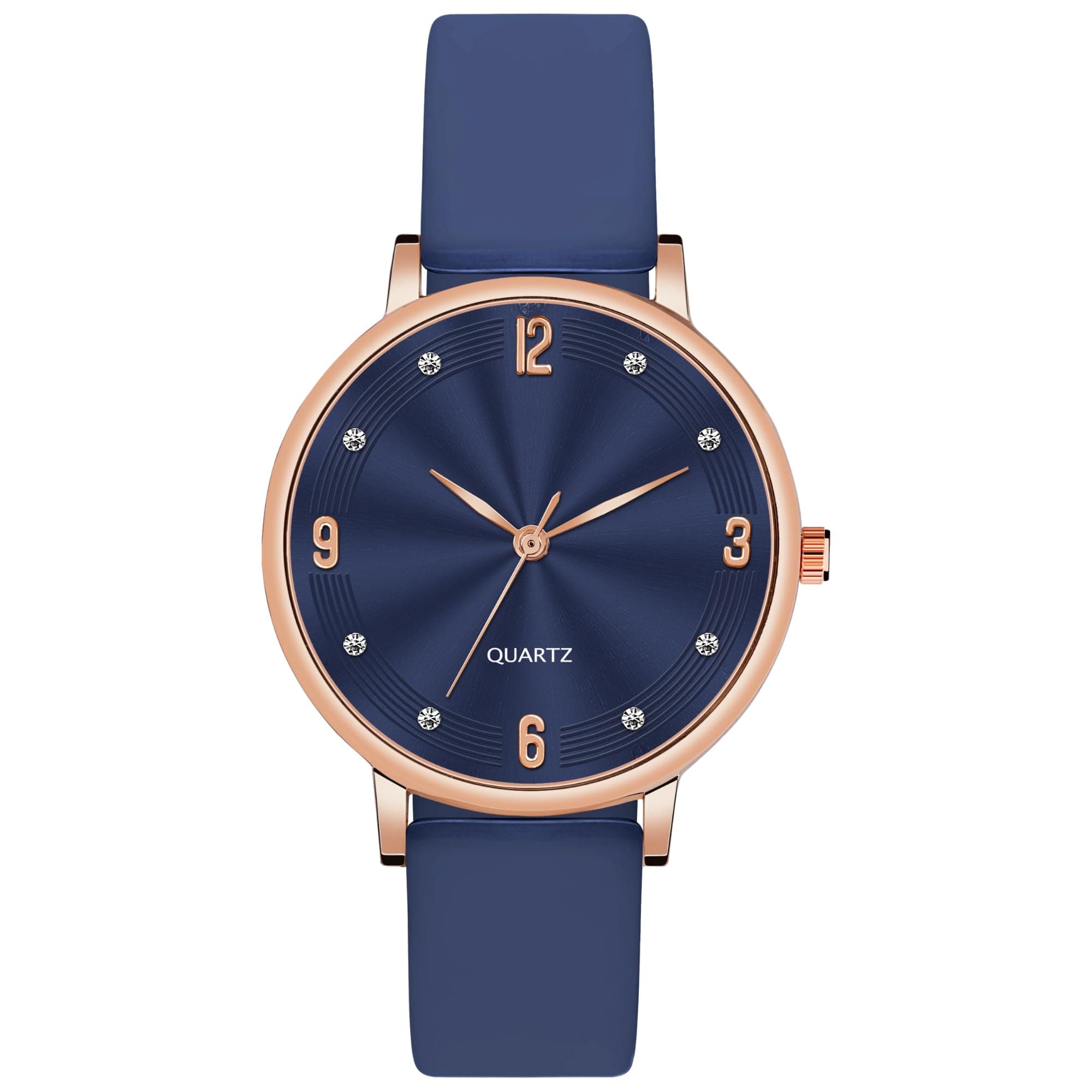 PAPIO® Blue Color Silicone Strap Elegant Women's Analog Wrist Watch for Ladies and Girls | Stylish & Trendy | Premium Strap | Perfect for Casual, Party & Formal Wear (OP_140)