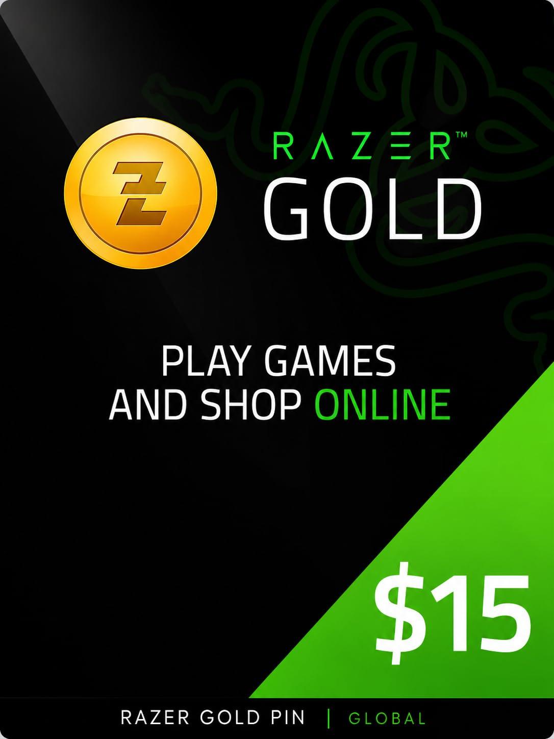 Razer Gold $15 (USA) | Digital Game Credit | Email Delivery within 1 hour