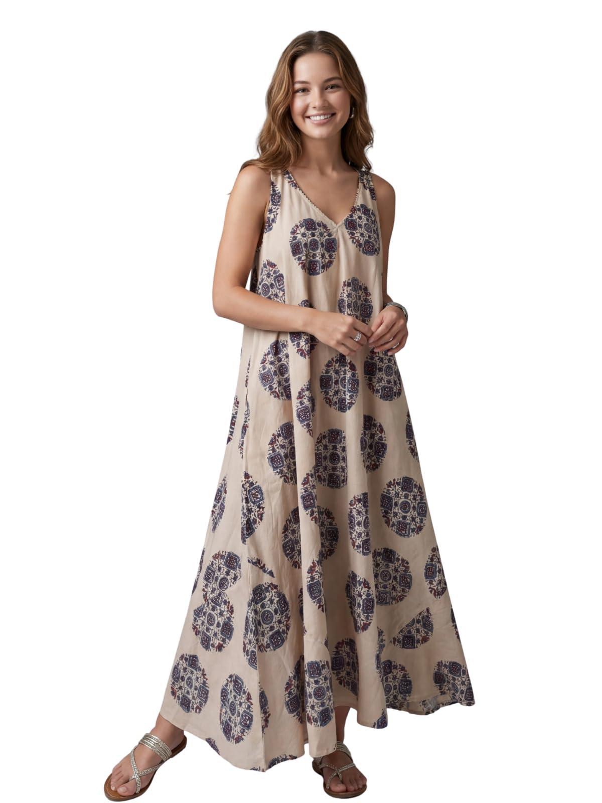 Leriya Fashion Dress for Women | Western One Piece Dress for Women Short & Long | Sleeveless Casual Summer Dresses for Beach & Stylish Party Outifits Knee-Length