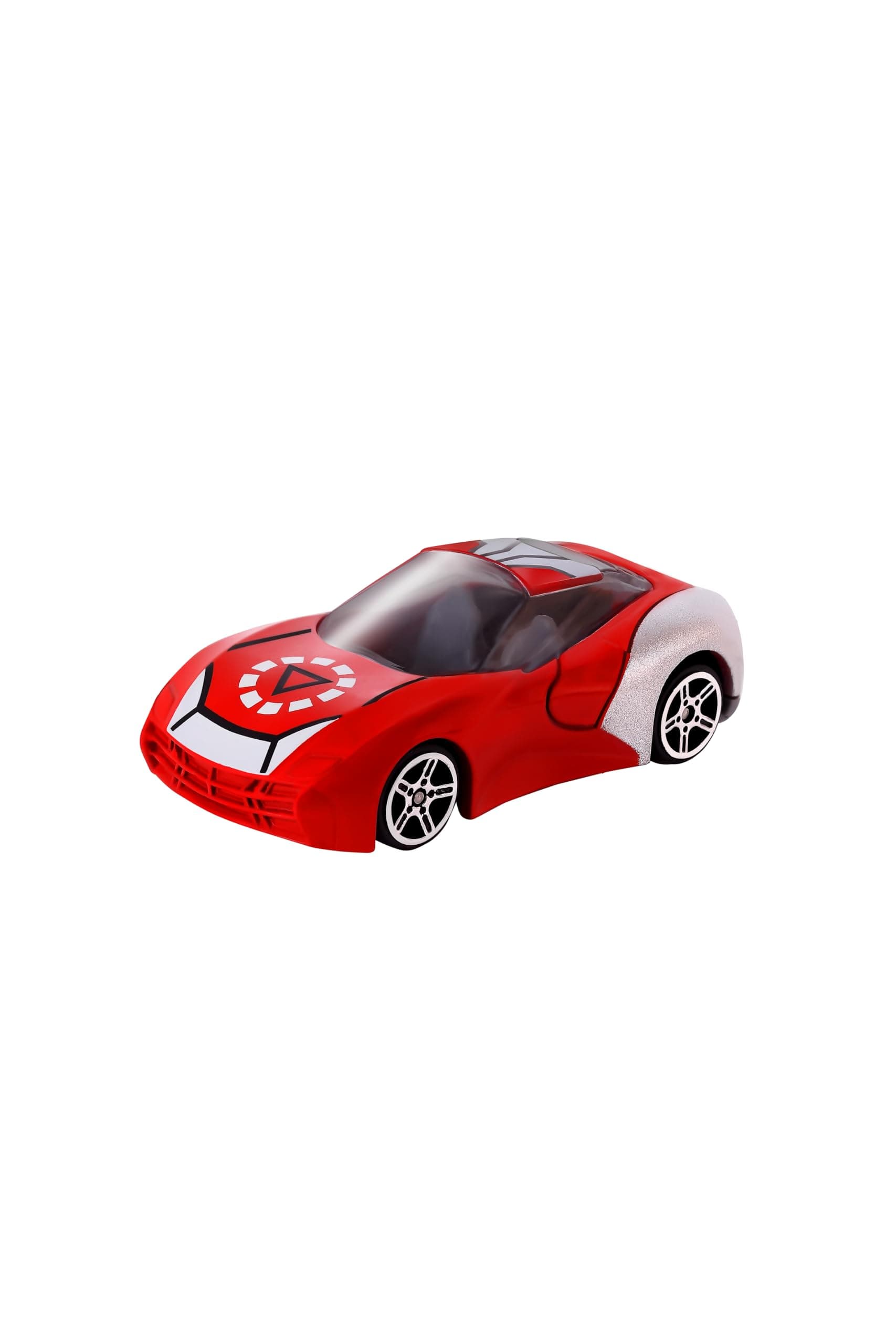 Marvel Go Collection | Knight Speed | Iron Man | 1:64 Diecast Toy Car | Ages 3 and Up | Collect Them All, Red