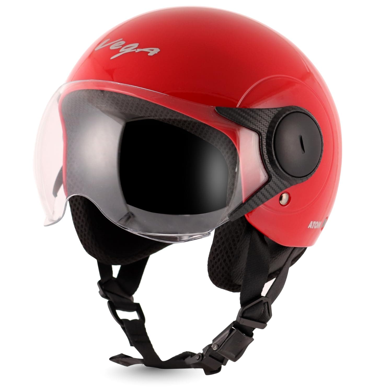 Vega Atom Red Helmet-M
