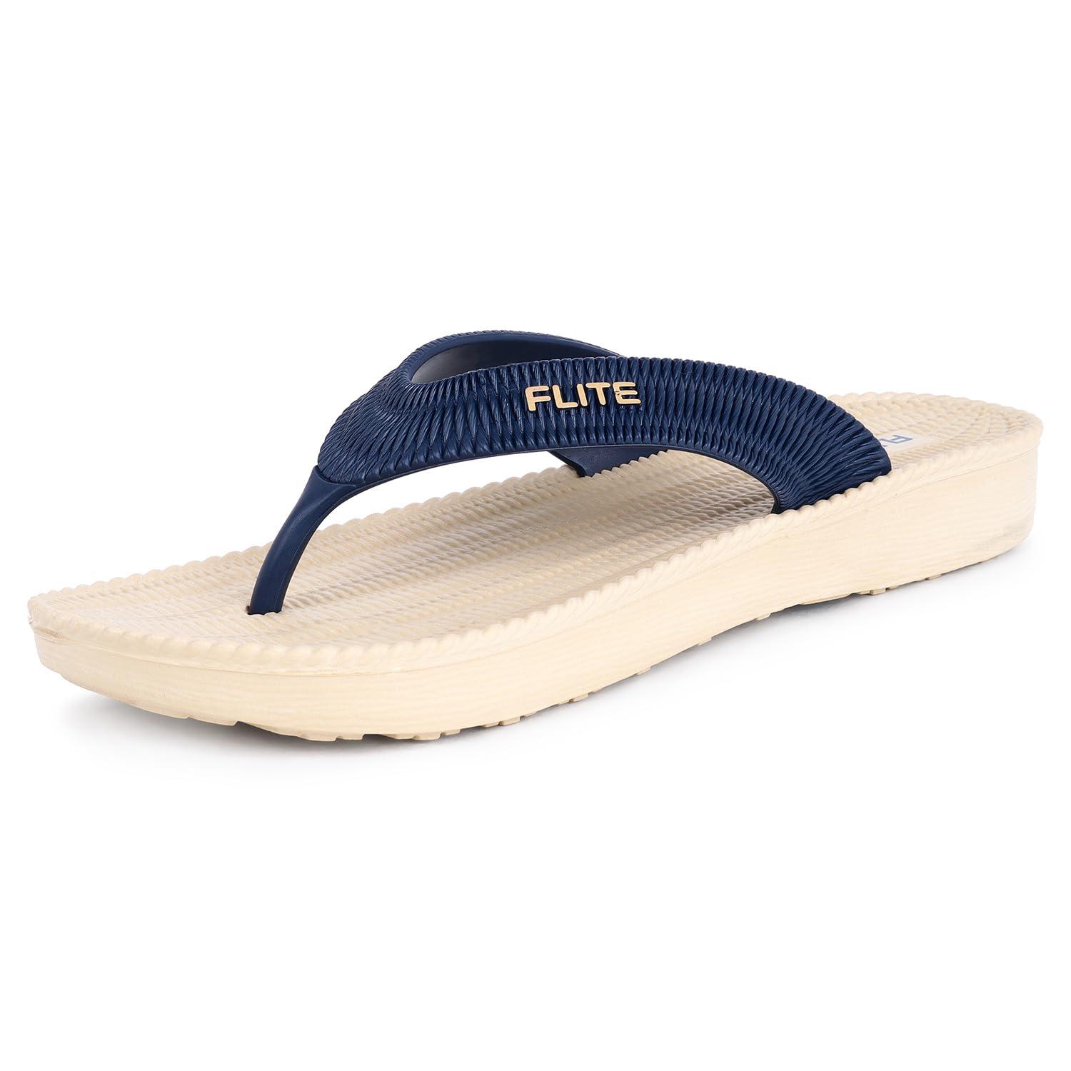 FLITE Daily PURPOSE Slipper For Women/Bathroom Slippers/Home Slipper/All day wear FL-406 (Blue numeric_6)