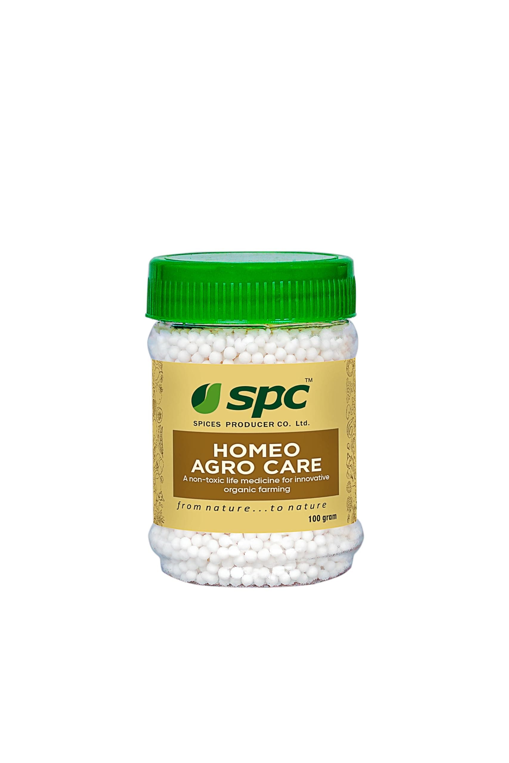 SPC Homeo Agro Care Granules 100g | Organic Fertilizer for Plants | Soil & Plant Booster for Root Growth, Immunity & Higher Yield | Natural Pest & Fungal Control | Chemical-Free for All Crops