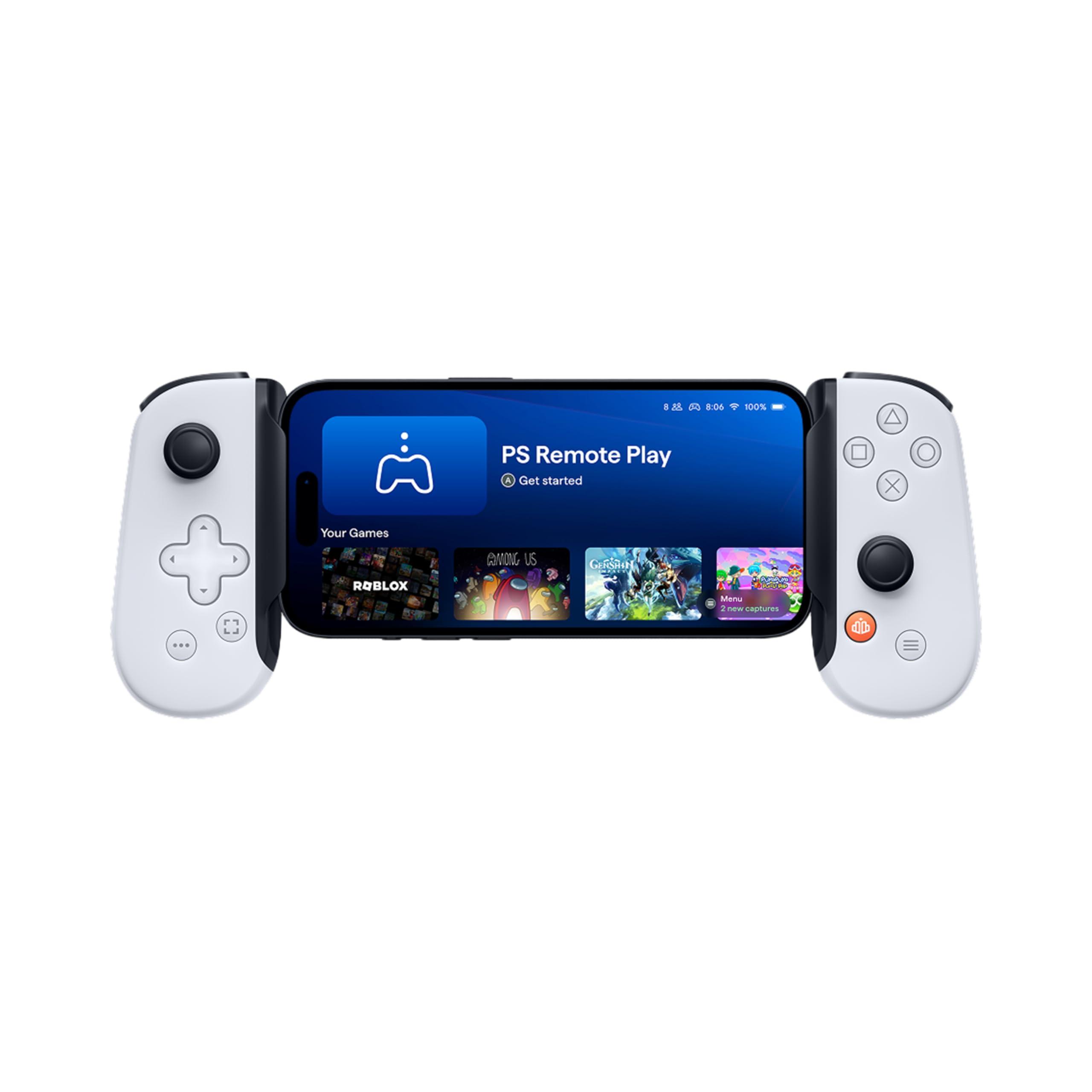 Backbone One Mobile Gaming Controller for iPhone (Lightning) - Playstation Edition - Turn Your iPhone into a Gaming Console - Play Xbox, Call of Duty, Roblox, Genshin Impact & More