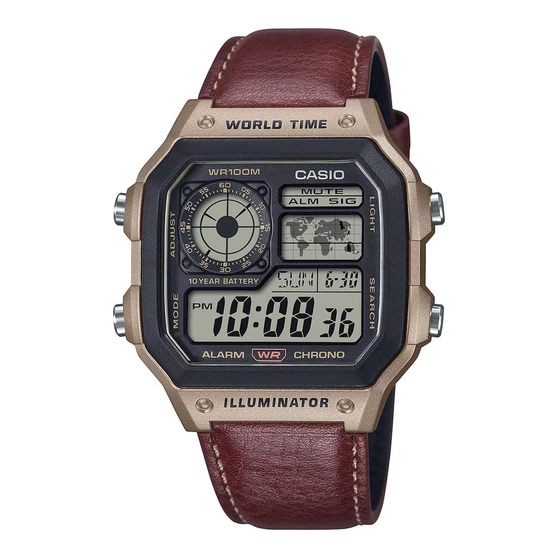 Casio Youth AE-1200WHL-5AVDF Digital Black Dial Unisex (D383)