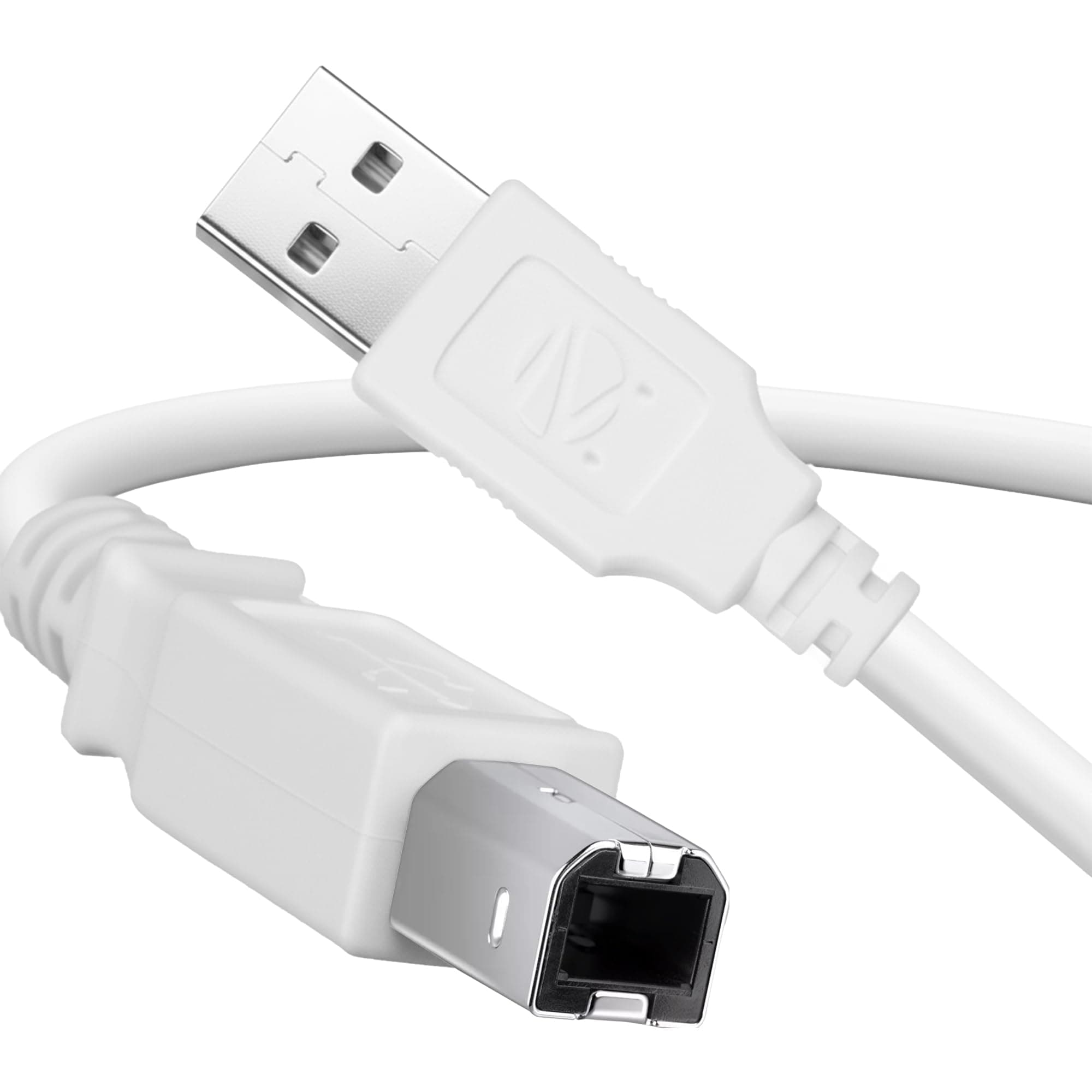 Zebronics USB Type-A to Type-B Printer Cable, 1.5 Meters, 480Mbps High-Speed Transfer, Nickel-Plated Connectors, Full Copper Core, for Printers, Scanners & Other Devices (PC15P)