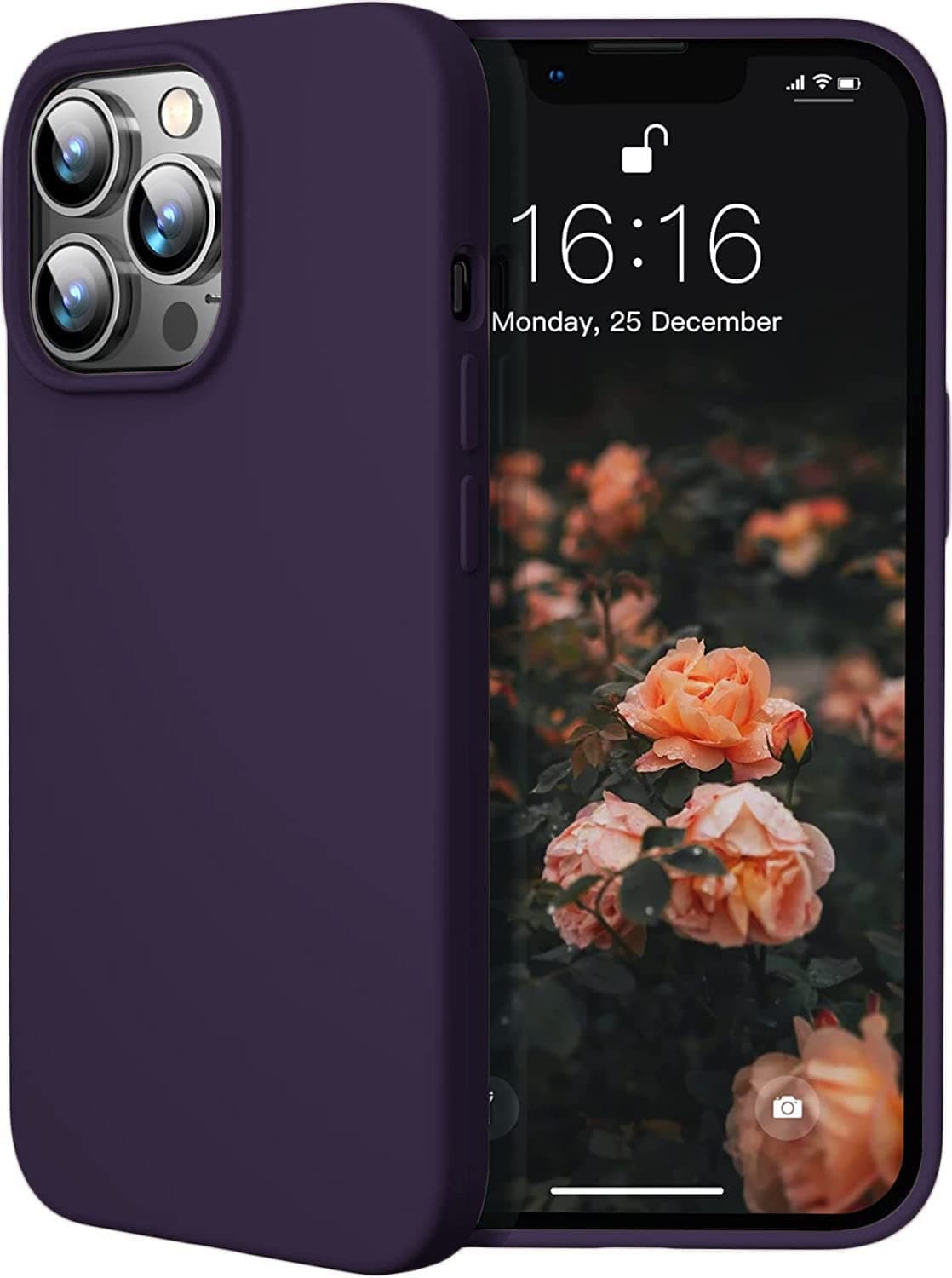 DIZORO Microfiber Candy Case Compatible for iPhone 13 Pro Max