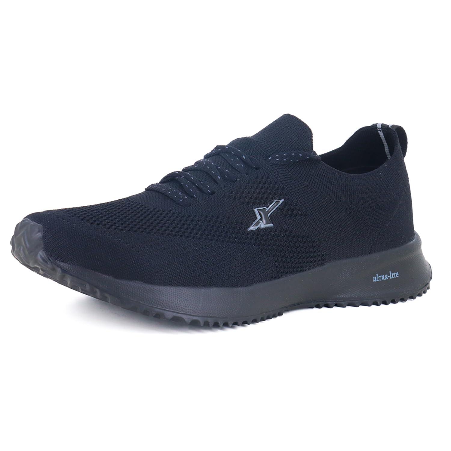 SPARX Sports Shoes for Women, SL-167 – Stylish Slip-On Sports Shoes with Lightweight Comfort, Breathable Support Black