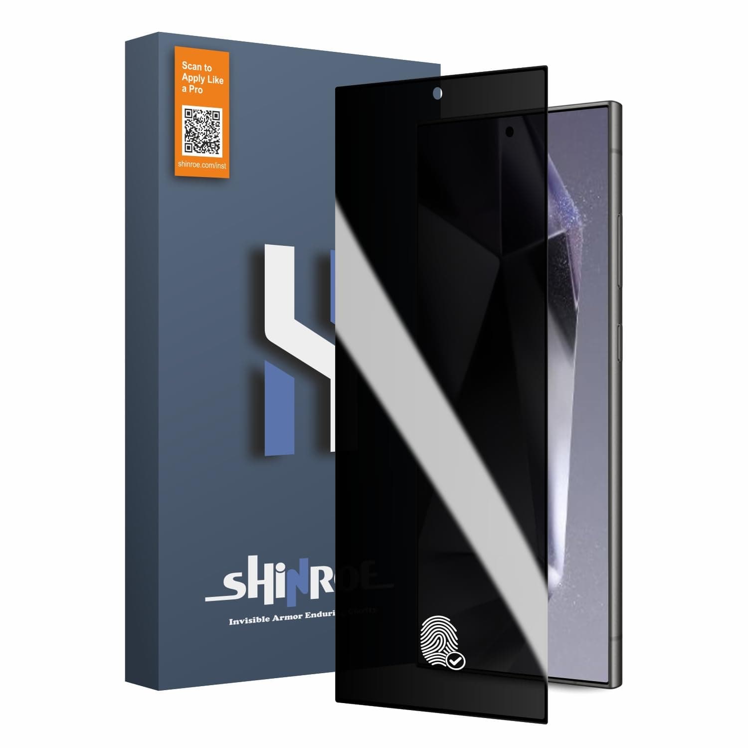 Shinroe Privacy Tempered Glass for Samsung Galaxy S24 Ultra