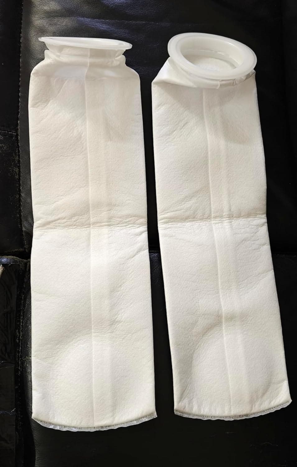 AQUAMONK Sediment Filter FB-20, Filter Bag 5 Micron for Filtering Sand, Dirt, Rust from Water (20 inch, PP, White, Pack of 2)