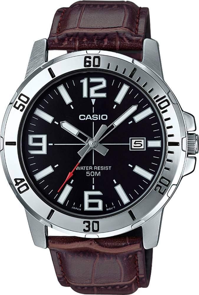 Casio Men Analog Black Dial Men's Watch - MTP-VD01L-1BVUDF(A1370)