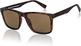 VINCENT CHASE EYEWEAR Vincent Chase By Lenskart | Full Rim Square| Polarized Stylish Sunglasses | 100% UV Protected | For Men & Women | VC 5147/P