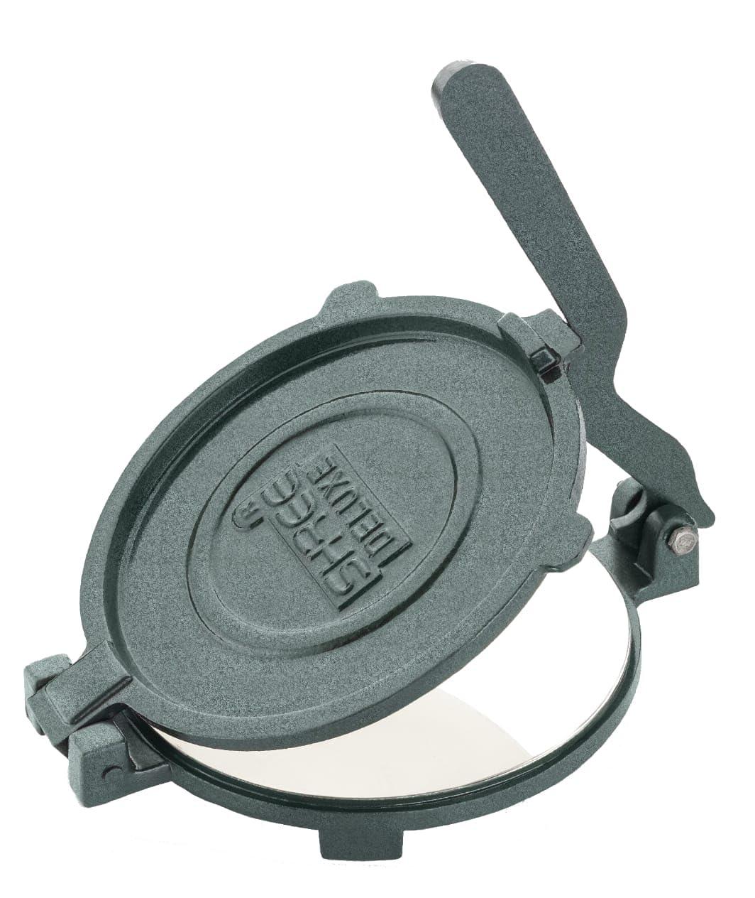 Ashirwad Cast Iron Puri Maker, Green, 6 In, Manual Poori Press Machine