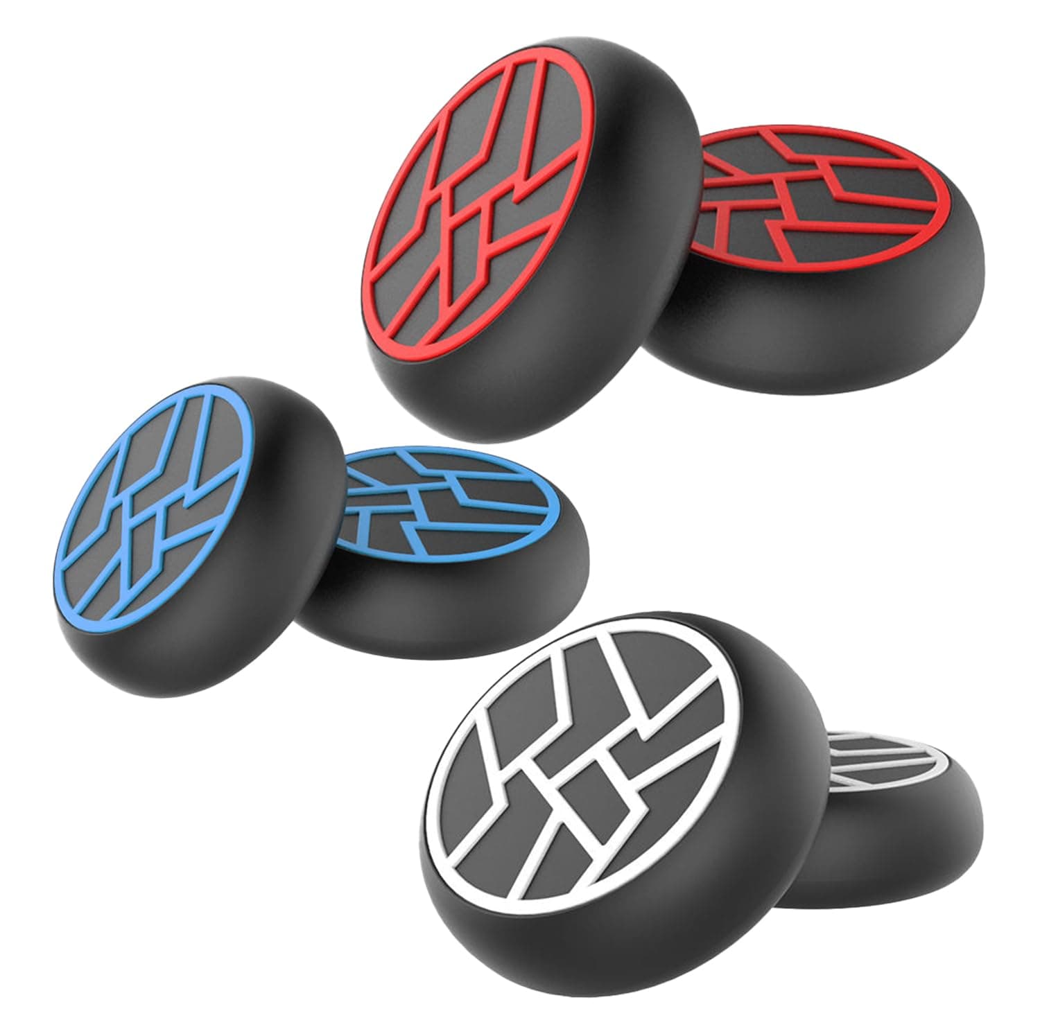 PSS Compatible with PS5 Controller Thumb Grip Cap Non-Slip Rocker Cap Joystick Button Protective Thumb Grips Compatible with PS5 PS4 Xbox Series X Switch Pro Controller Accessories 4PC