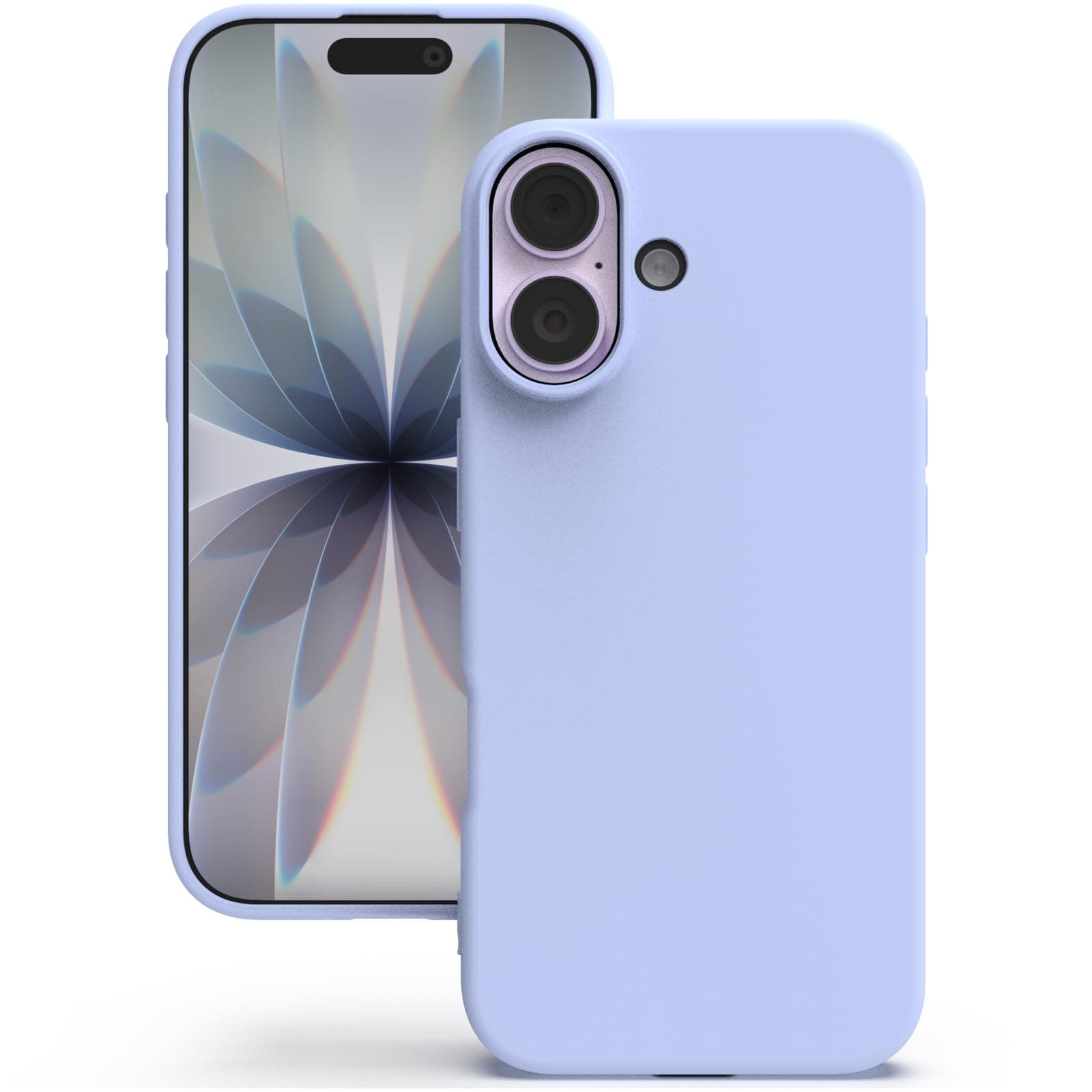 YATWIN Silicone Case for iPhone 17, Soft-Touch, Shockproof, DustProof, Antiskid Phone Cover for Apple iPhone 17 - Lilac