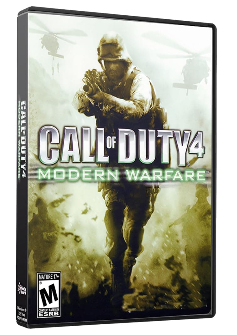 Call of Duty 4 Modern Warfare Pc Game DVD For Windows With DVD Box