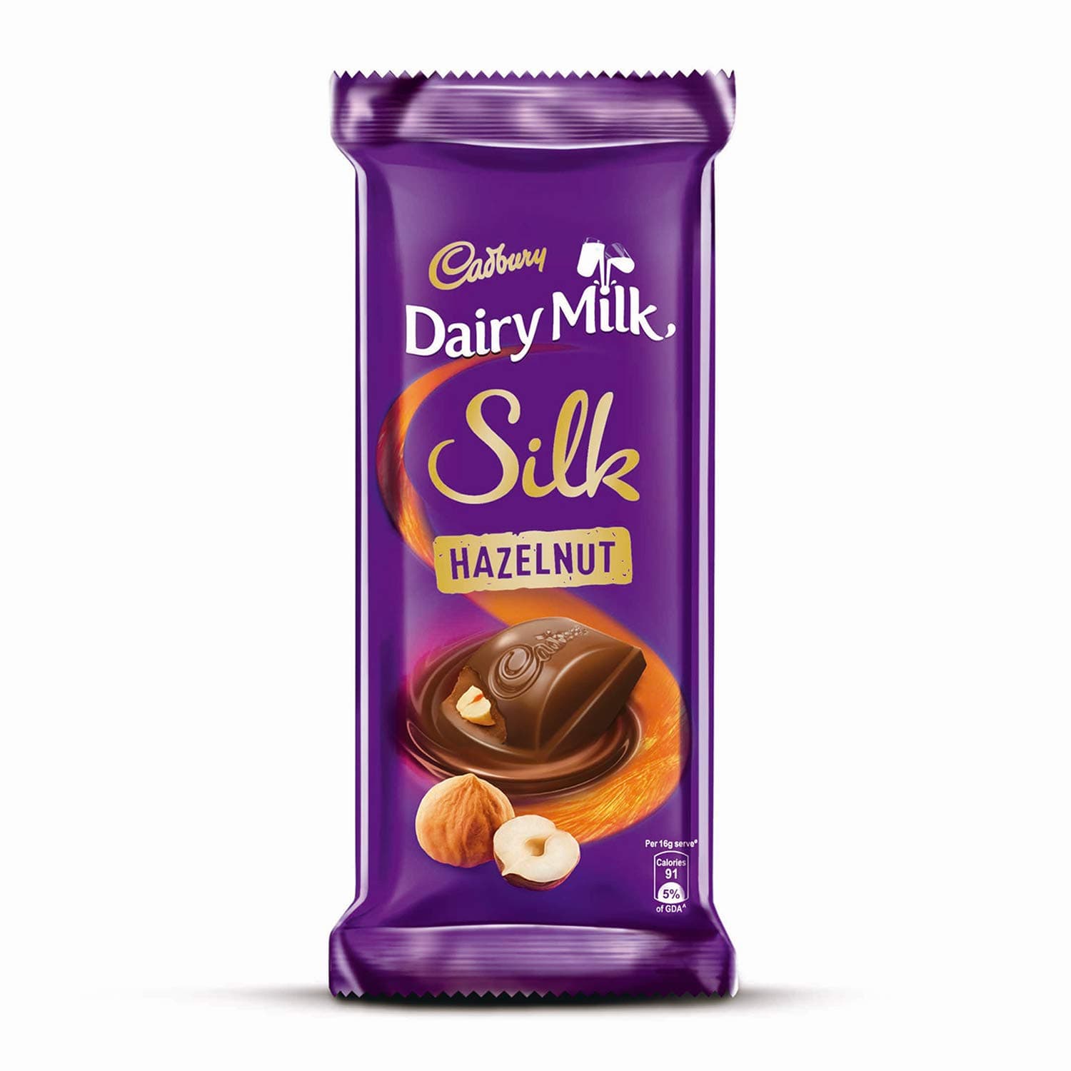Cadbury Dairy Milk Silk Hazelnut Chocolate Bar, 58 gram