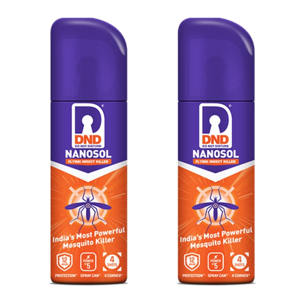 DND Nanosol Mosquito Repellent Aerosol Spray | Pack of 2-32g (50ml) Each