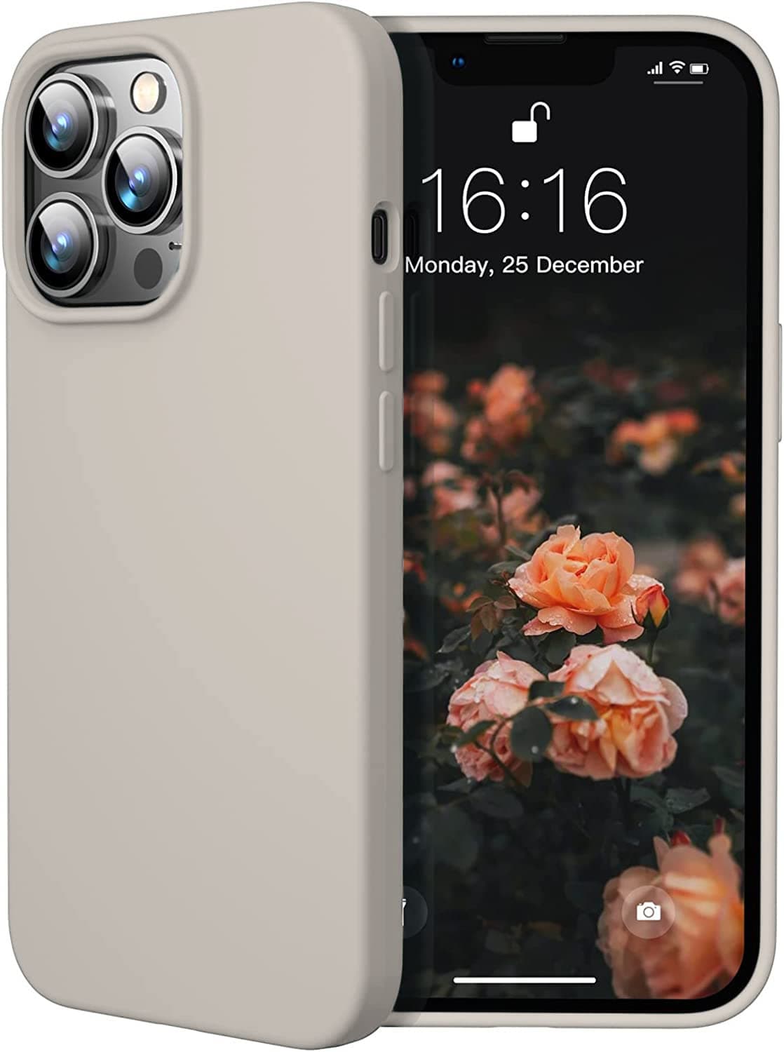 DIZORO Microfiber Candy Case Compatible for iPhone 13 Pro Max