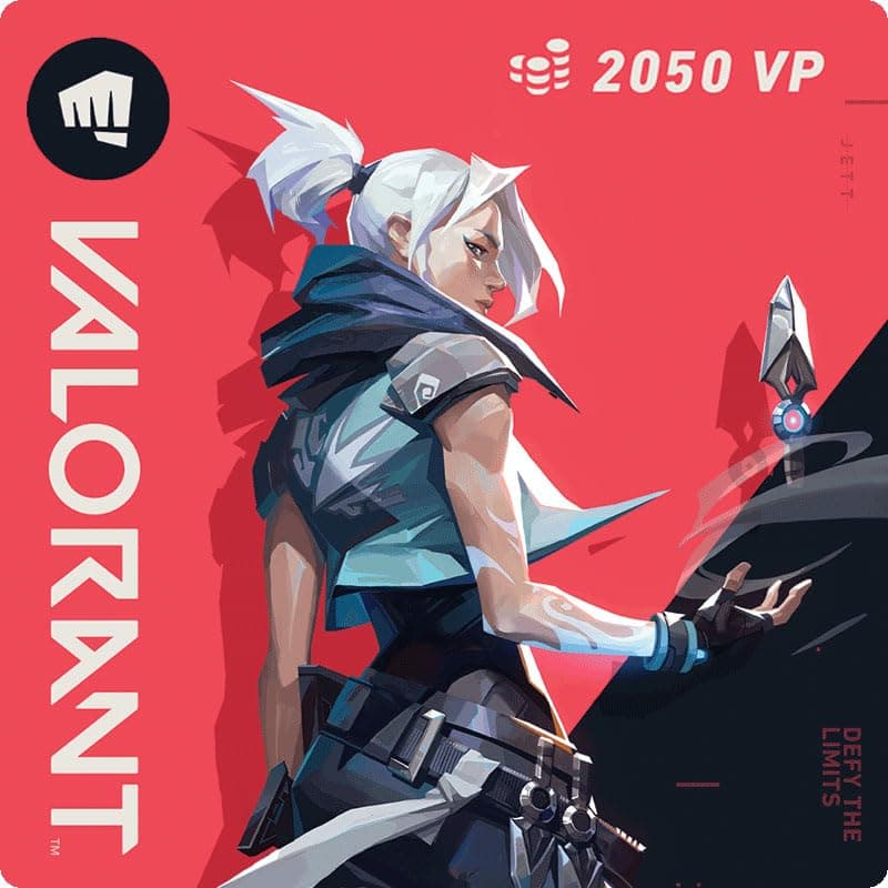 Valorant Points 2050 VP [Valorant Points Gift Card India] (Code Only - Smart Delivery) [video game]