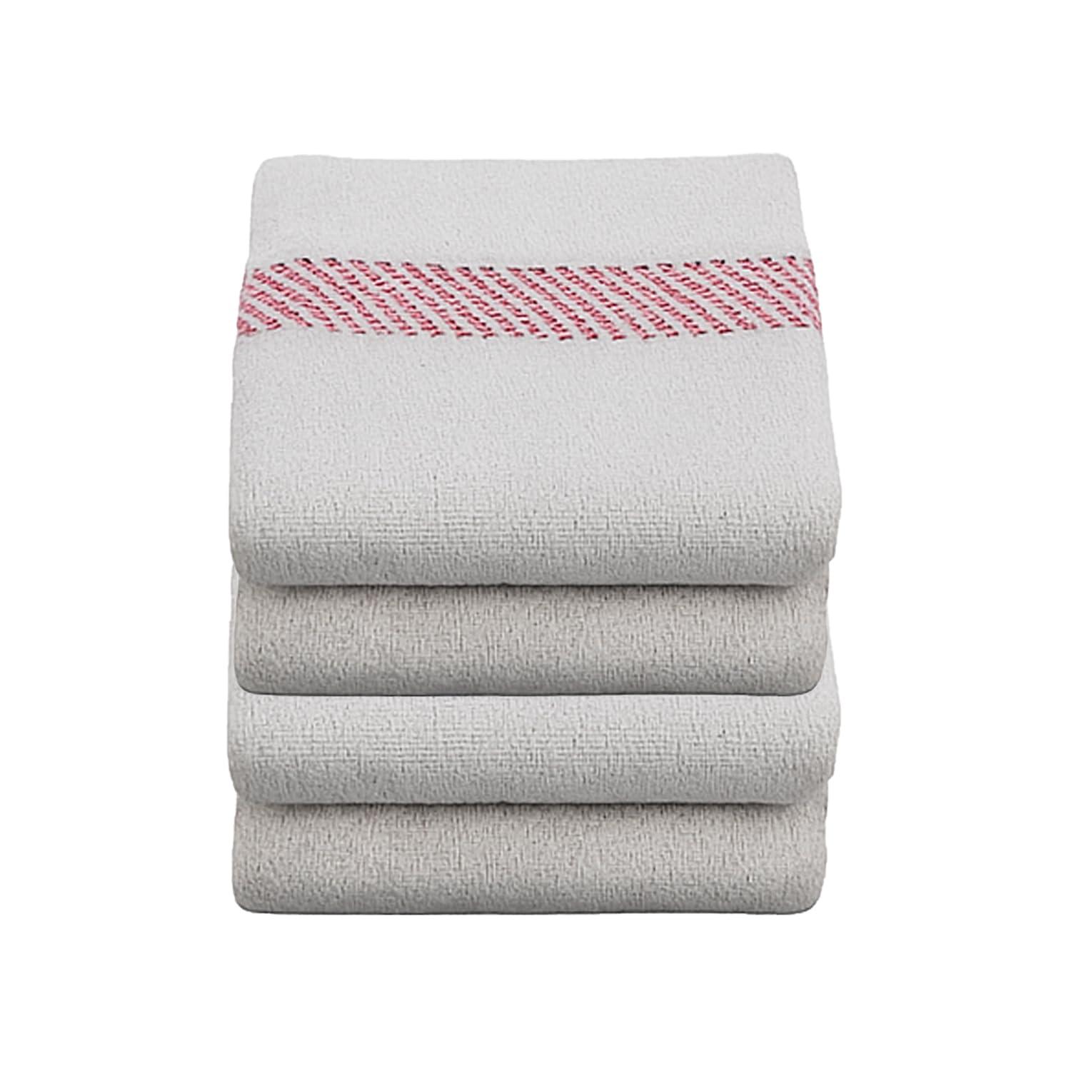 Flere 100% Cotton Floor Cleaning Pocha – High Absorbency & Durable Reusable Cloth, 28" x 28" Multipurpose Mop Cloth (Pack of 4)