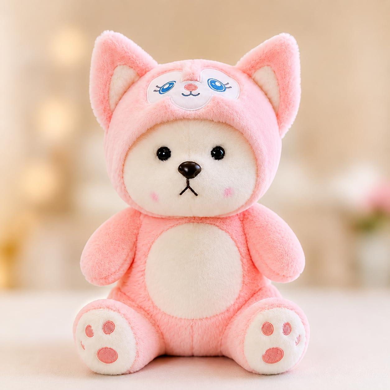 Storescent Soft Toys for Kids - Stuffed Animal Plush Soft Toy for Boys & Girls | Cute Lovely Cap Teddy 45cm