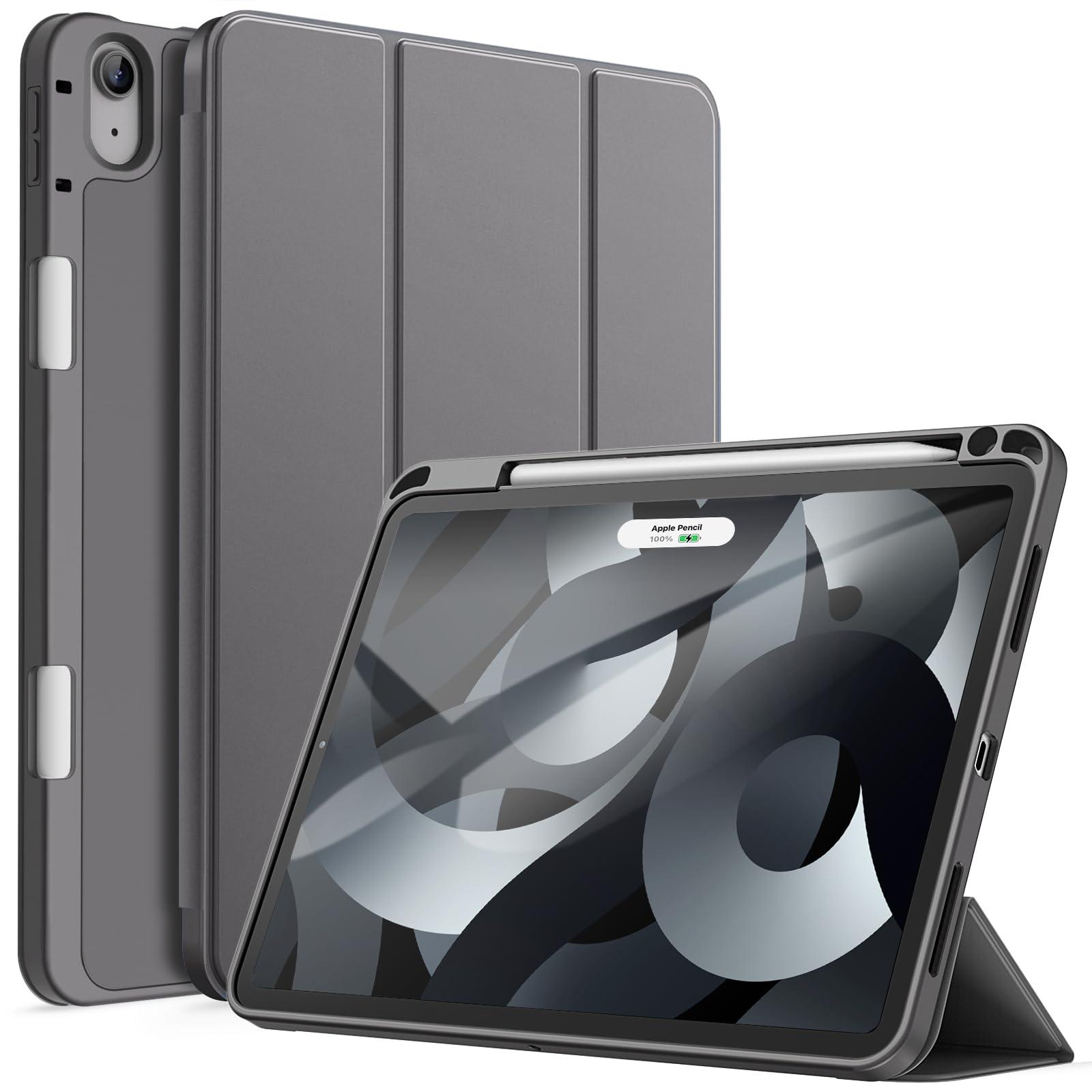 JETech Case for iPad Air 11" M4/M3/M2 & Air 5/4 10.9", Space Gray