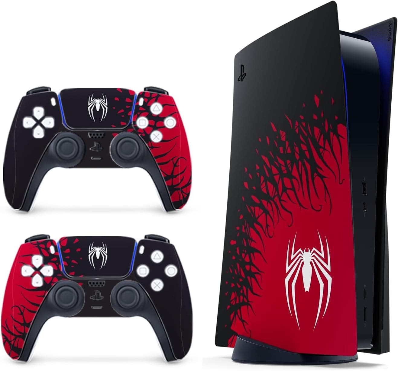 A1GRAPHIX PS5 Skin Disc Edition Anime Console and Controller Vinyl Cover Skins