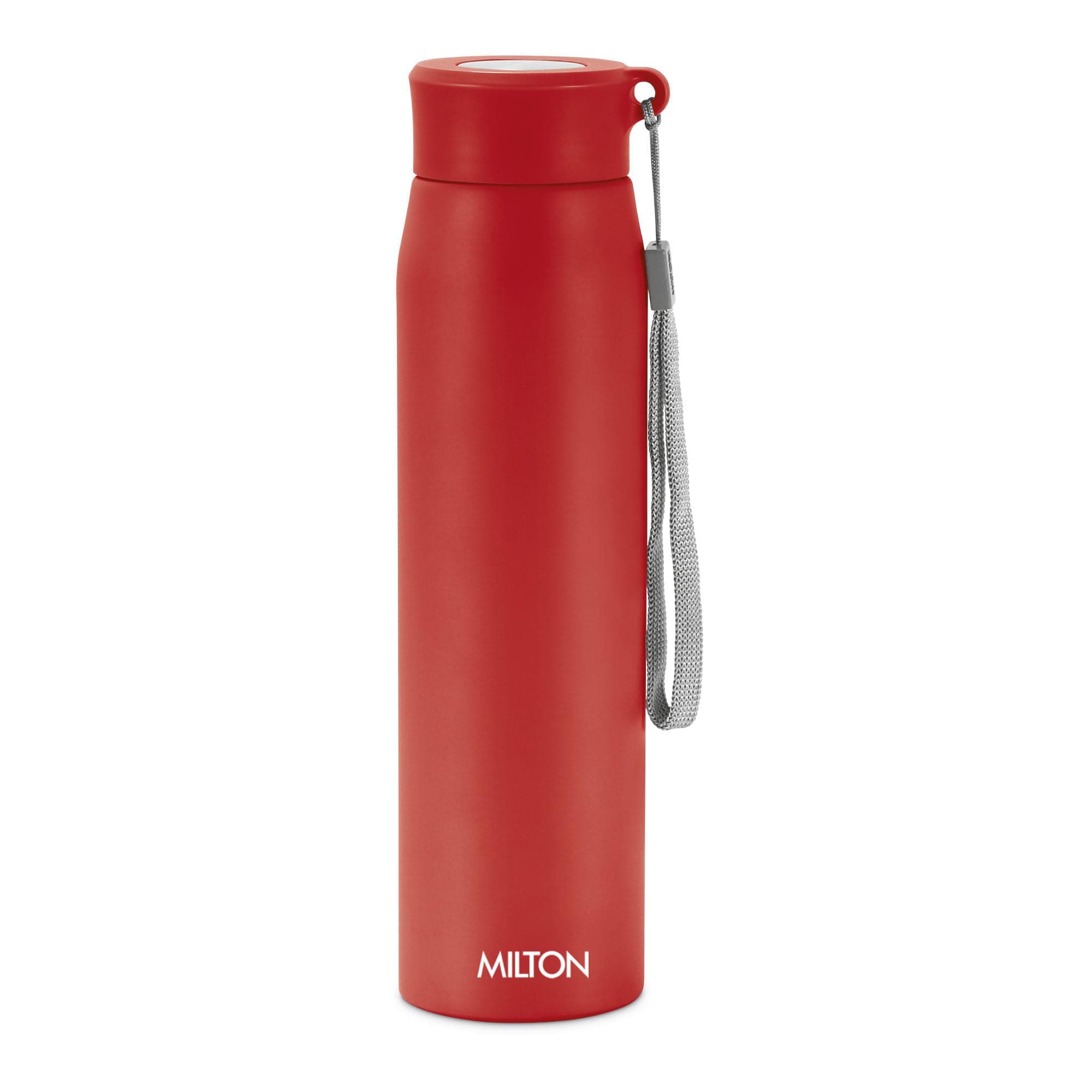 MILTON Handy 850 Stainless Steel Sipper Water Bottle 780 ml, Single Walled, ISI Certified I Leak Proof Lid, Rust Proof I For School, Office, Gym I Red