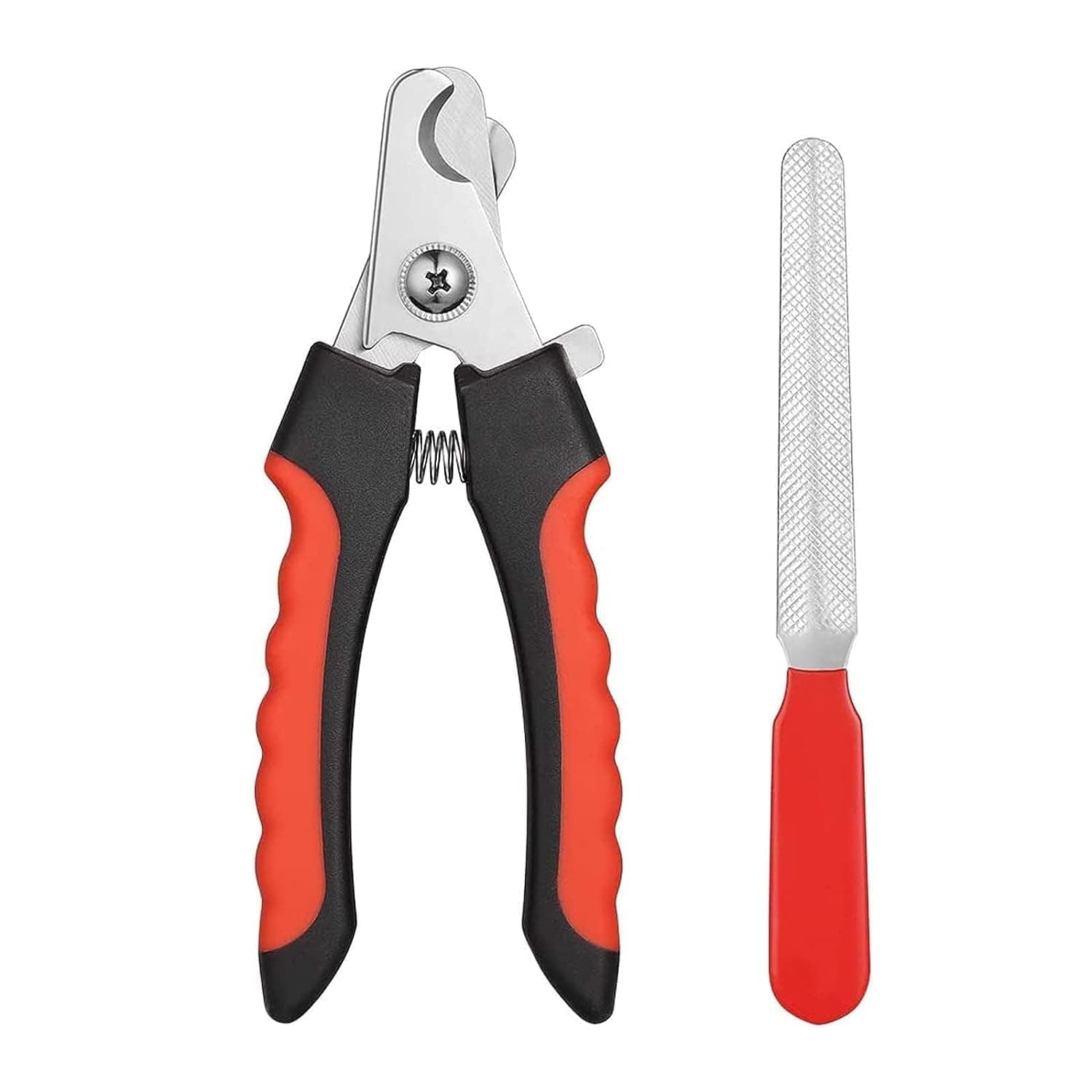 Agirav Professional Animal Nail Cutter Clipper Trimmer Filer for Small, Medium and Large Dogs, Puppies, Cats and Kittens Claw Grooming Tool Set (Nail Clipper) (Large)