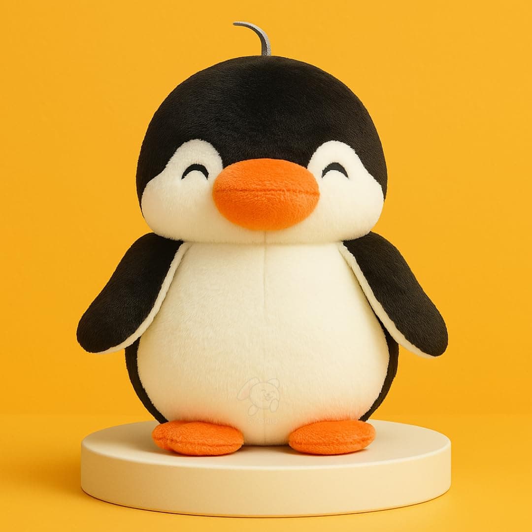 Storio Toy Plushie Super Soft Toys for Kids | Adorable Plush Soft Toys for Baby Boys and Girls Kids - Penguine Black & White