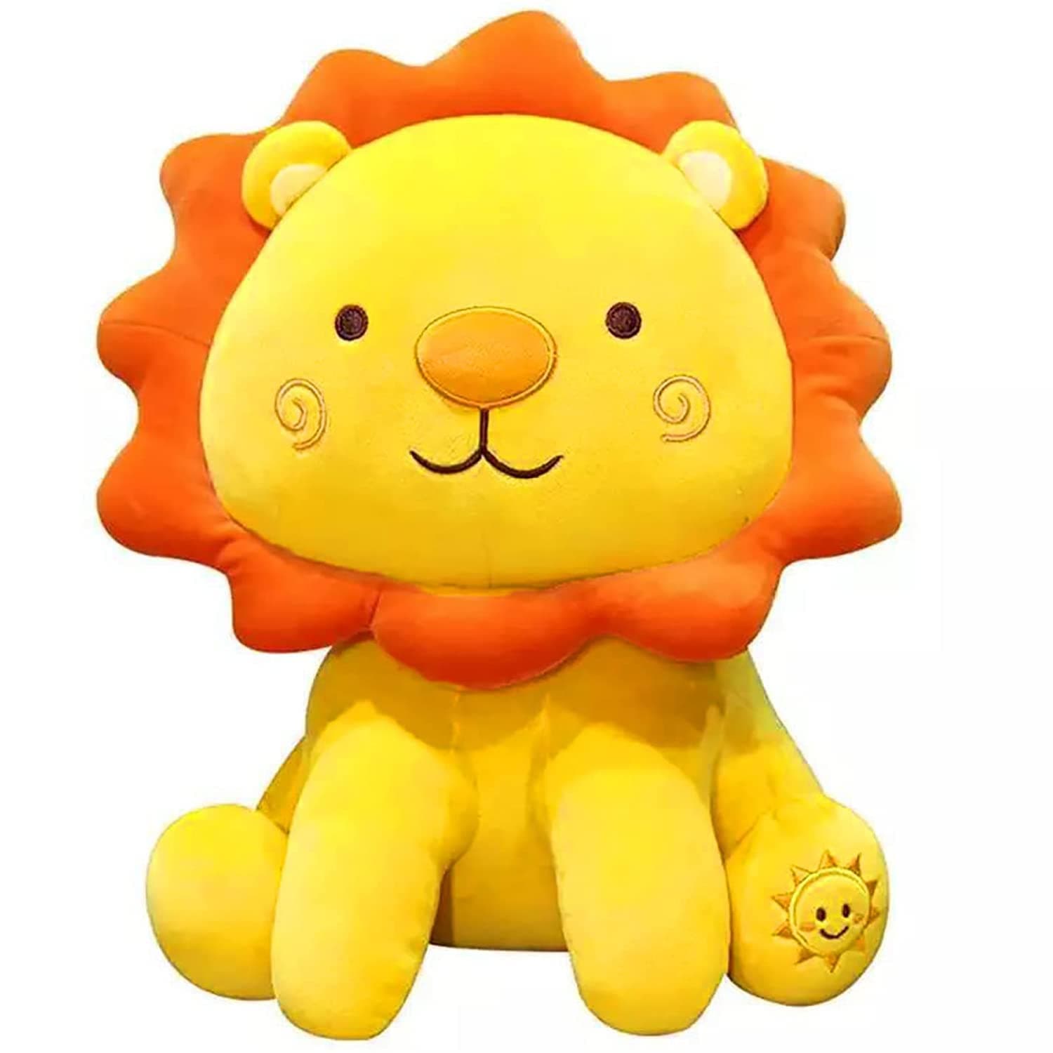 HUG 'n' FEEL SOFT TOYS Long Soft Lovable hugable Cute Giant Life Size Teddy Bear. (New Soft Toys, Sunflower Lion)