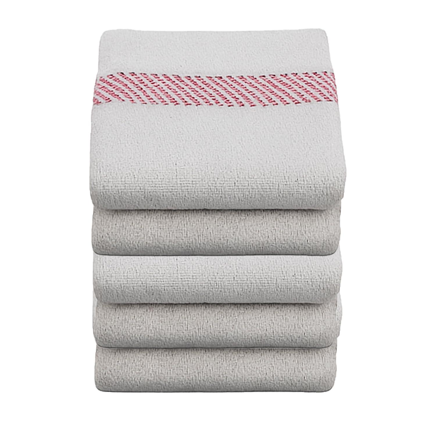 Flere 100% Cotton Floor Cleaning Pocha – High Absorbency & Durable Reusable Cloth, 24" x 24" Multipurpose Mop Cloth (Pack of 5)