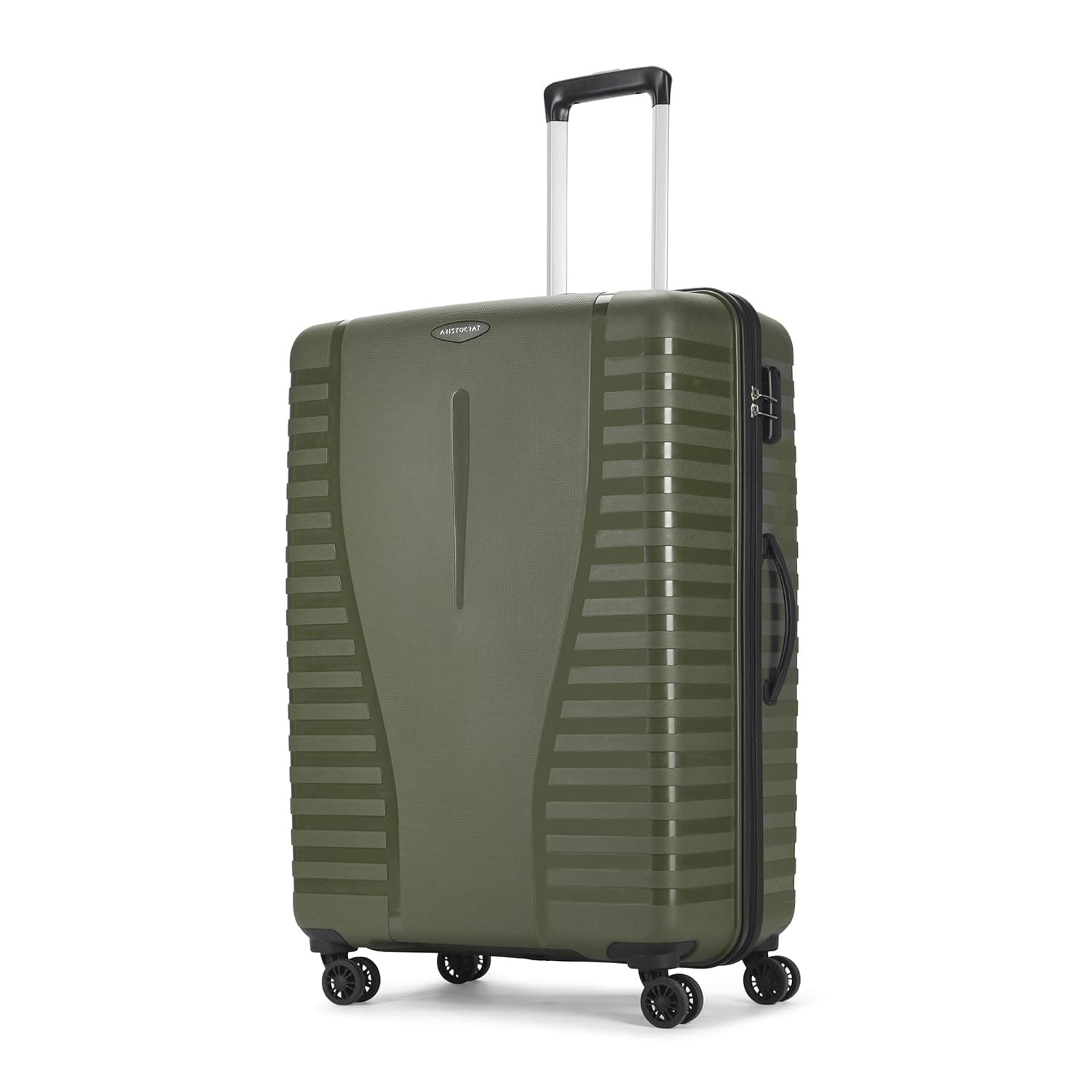 Aristocrat Airpro 8-Wheel Large Size Hard Case Trolley Bag, Ivy Green