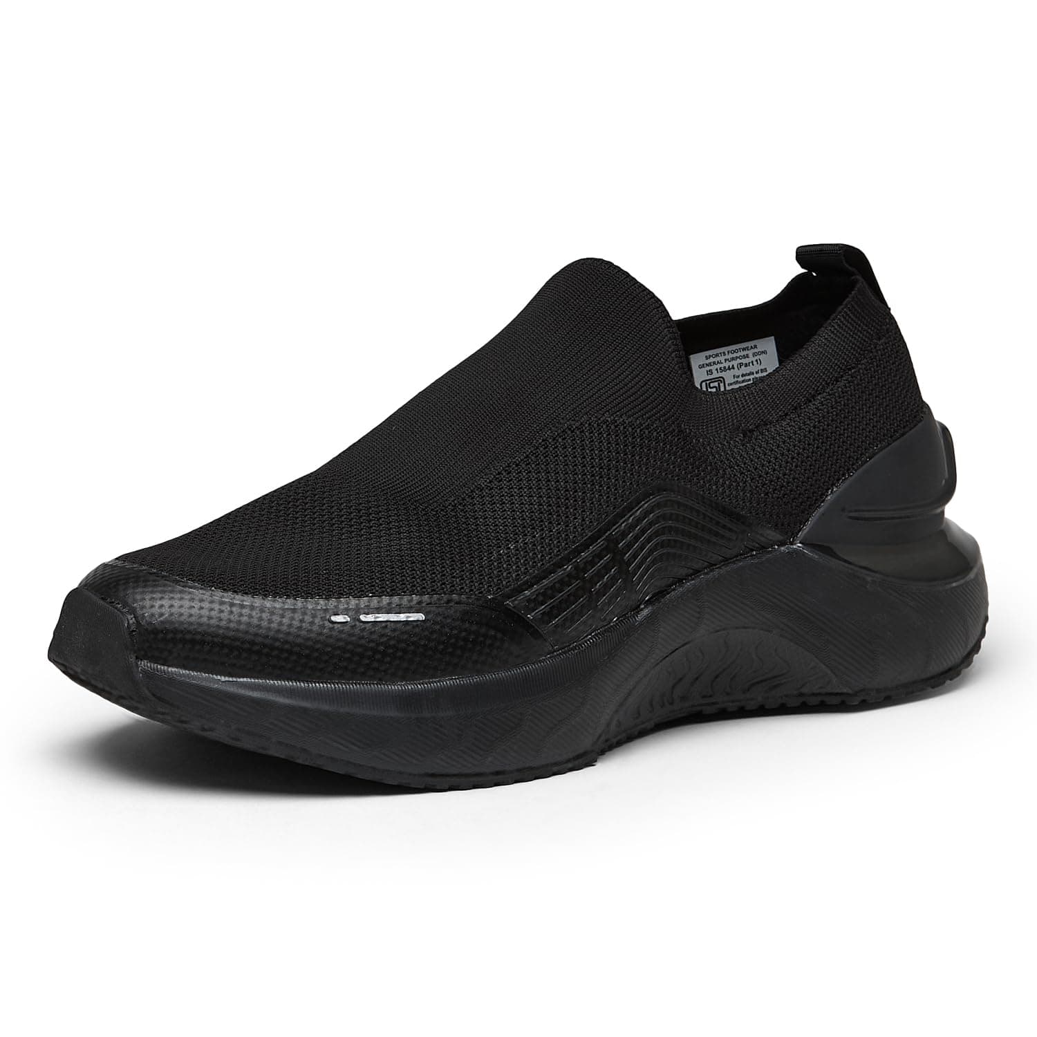 Campus Mens Flynn Walking Shoes Blk/Sil - 9Uk/India, Black, 9 UK