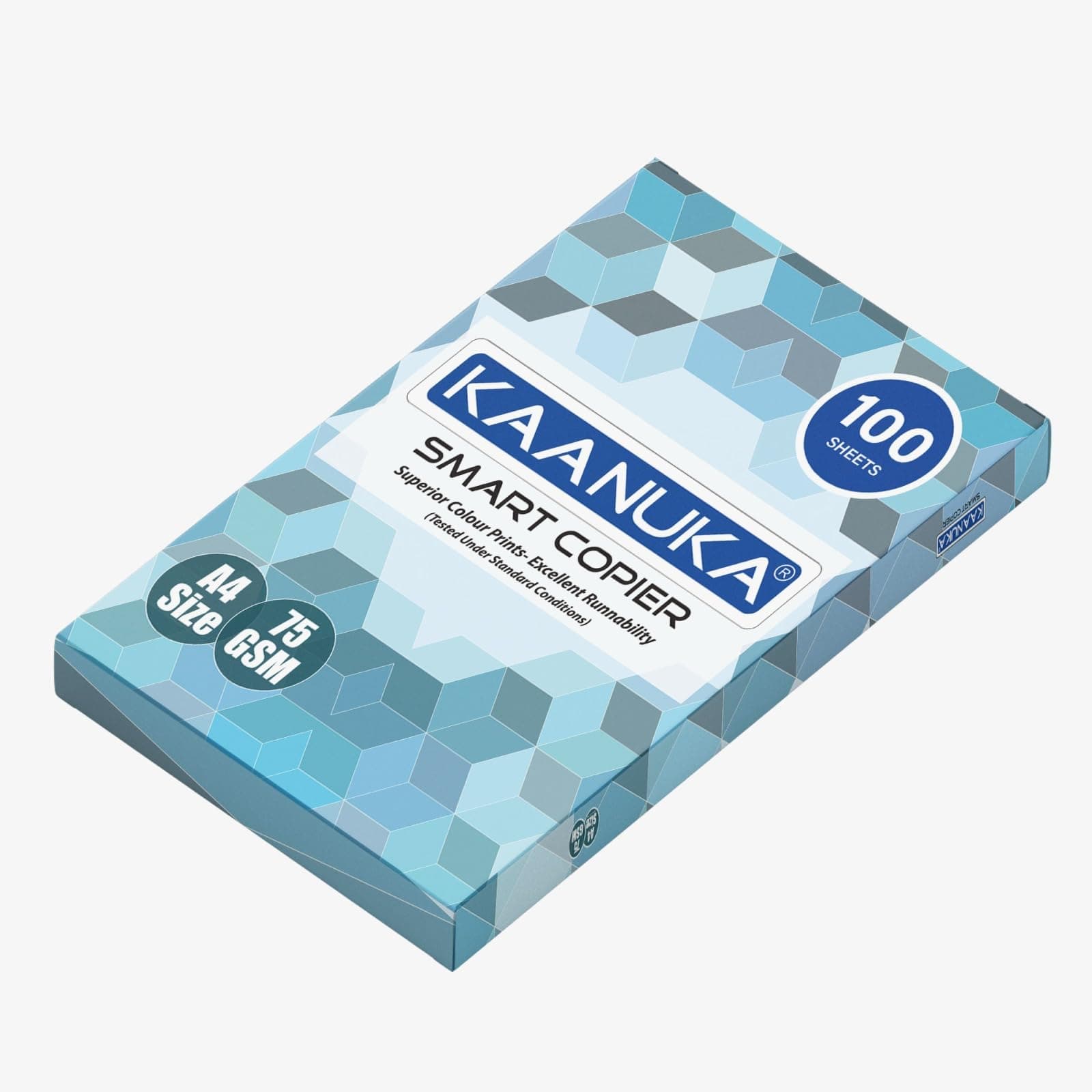 Kaanuka Smart Copier Paper Bundle A4 White Sheet Paper Write, Draw, Print, File For Home Office School College Project Multipurpose (75 GSM)(100 Sheets)